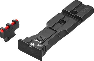 LPA WXT0407-F2 BLACK BAS verstellbares Revolvervisier mit Weaver-Basis für 629, 686, 586, 627, 66, 67, 696, 17, 19, 657, 610, 625, 29, 27 und neu für Kaliber .50 – Schwarzes Visierbild – Produktansicht