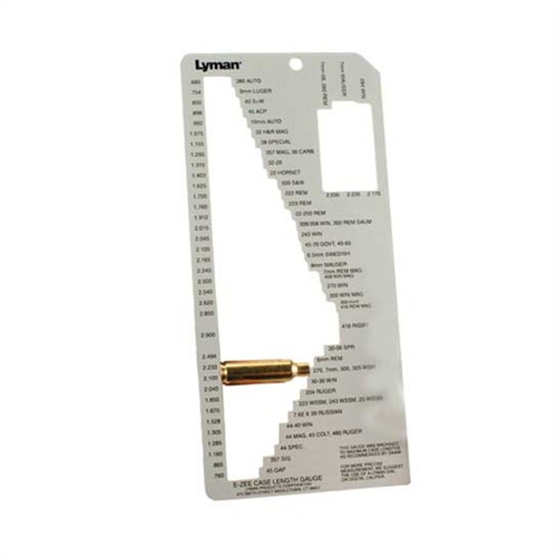 LYMAN E-ZEE Case Gage II Hülsenlehre 7832215 für über 70 Patronenhülsen