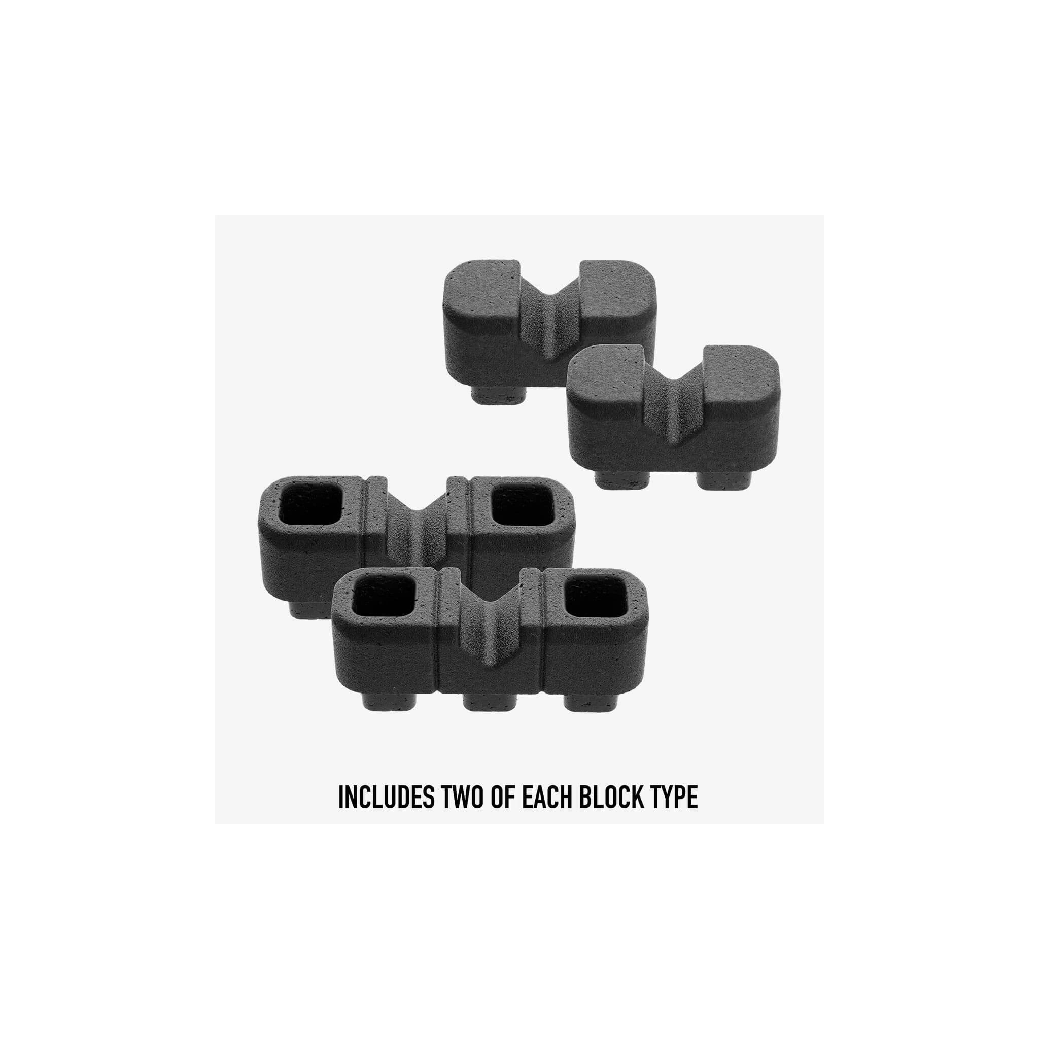 Magpul DAKA V-Block Kit mit zwei doppelten und zwei dreifachen Blöcken