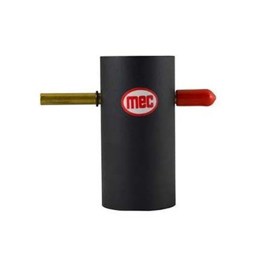 MEC RELOADING 1088 Pulvertrickler mit schwarzem Pulverbehälter, Messingrohr und rotem Drehgriff