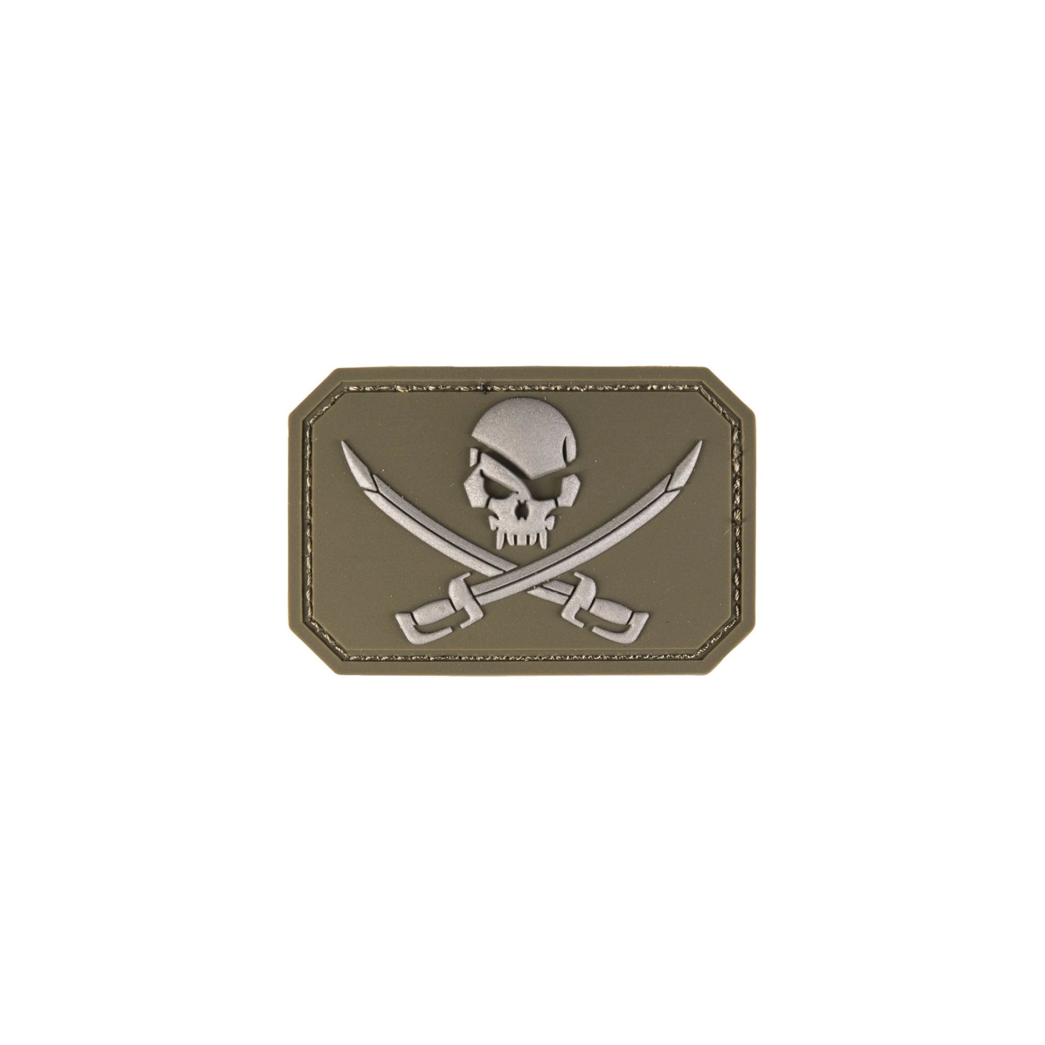 MIL-TEC MIL-TEC® Klettabzeichen - Patch 3D Totenkopf mit Schwert - gummiert (55 x 75 mm) - Ansicht 2