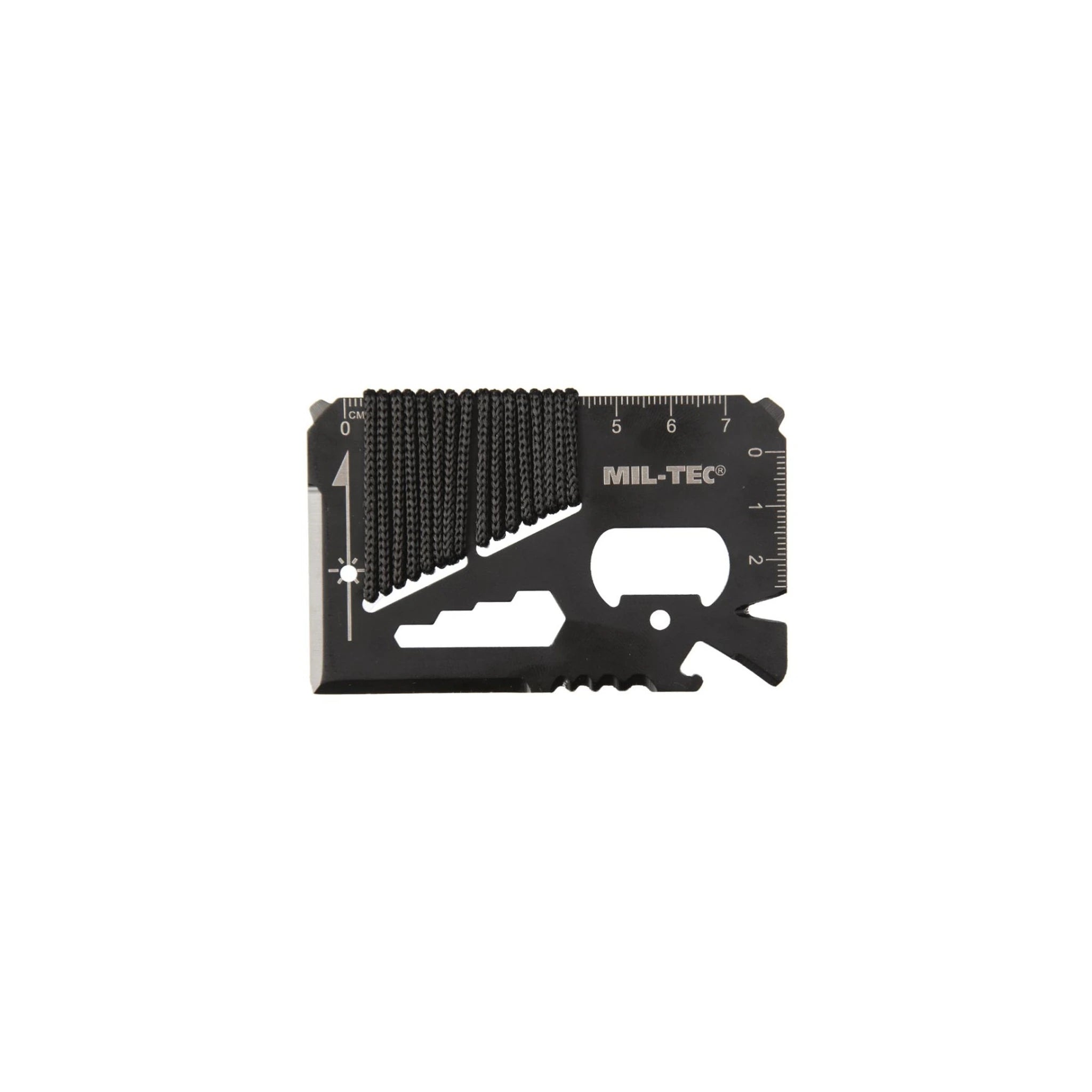 MIL-TEC MIL-TEC® Survival Tool im Scheckkartenformat, 12 Funktionen, schwarz - Ansicht 1