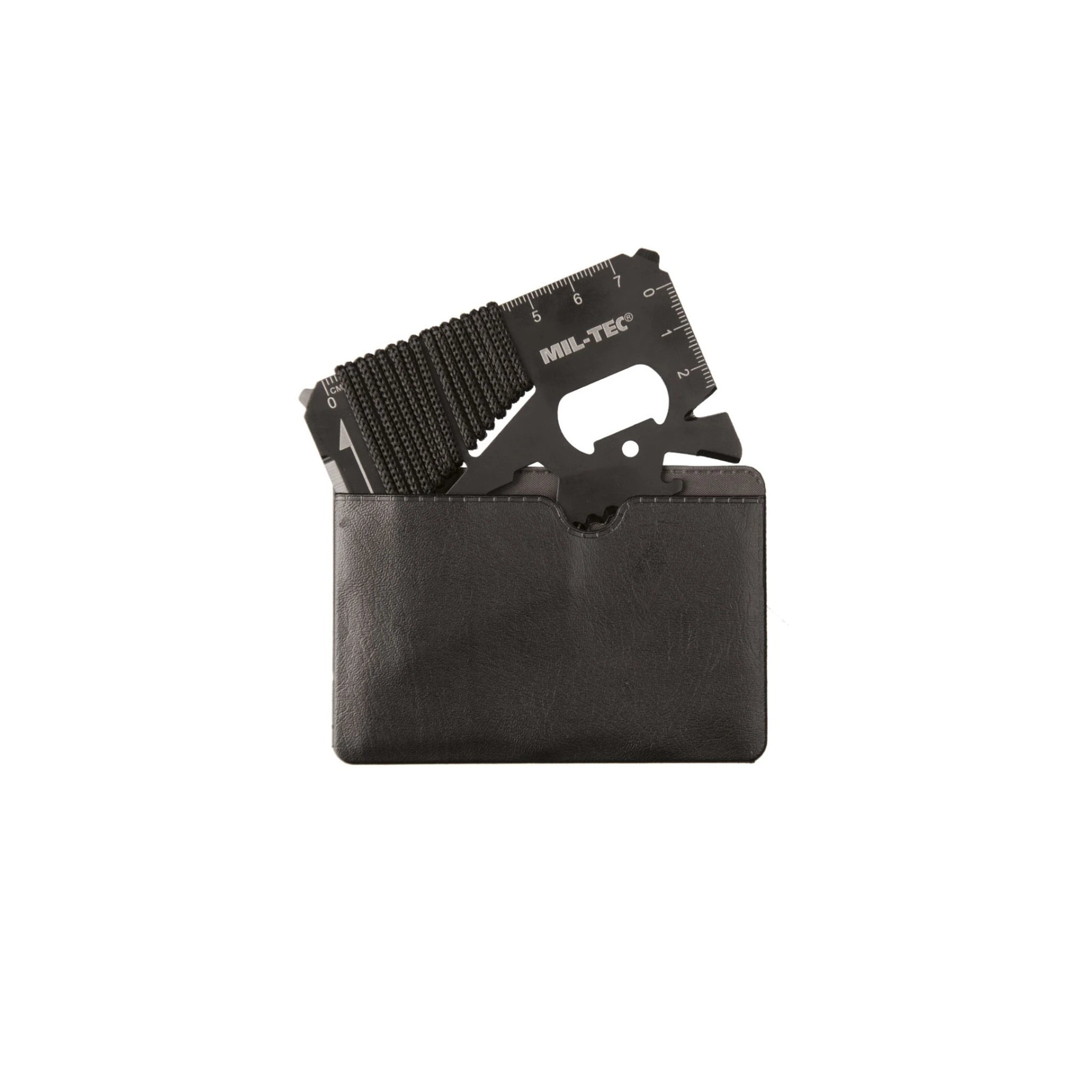 MIL-TEC MIL-TEC® Survival Tool im Scheckkartenformat, 12 Funktionen, schwarz - Ansicht 2