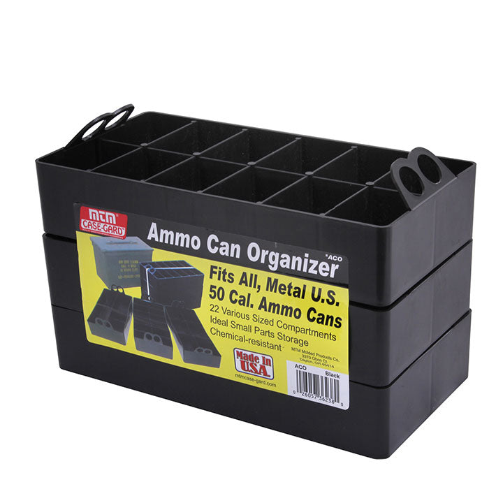 MTM CASE-GARD ACO Organizer-Einsätze, schwarzes 3er-Set – Produktansicht