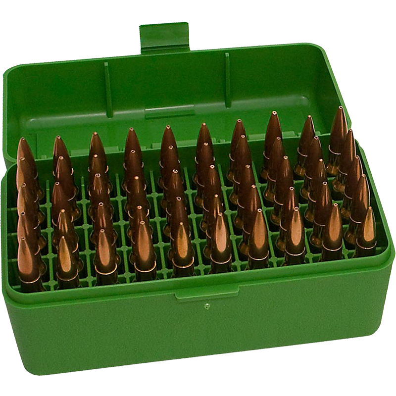 MTM CASE-GARD RS-S-50 070RSS5010, 50 Schuss .22-250/6mm/7mm, grün