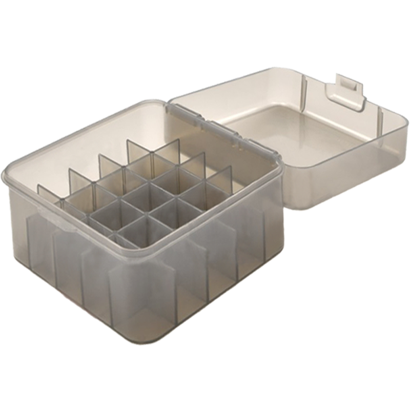 MTM CASE-GARD S25-12M Schrotpatronenbox 25 Schuss, transparent grau
