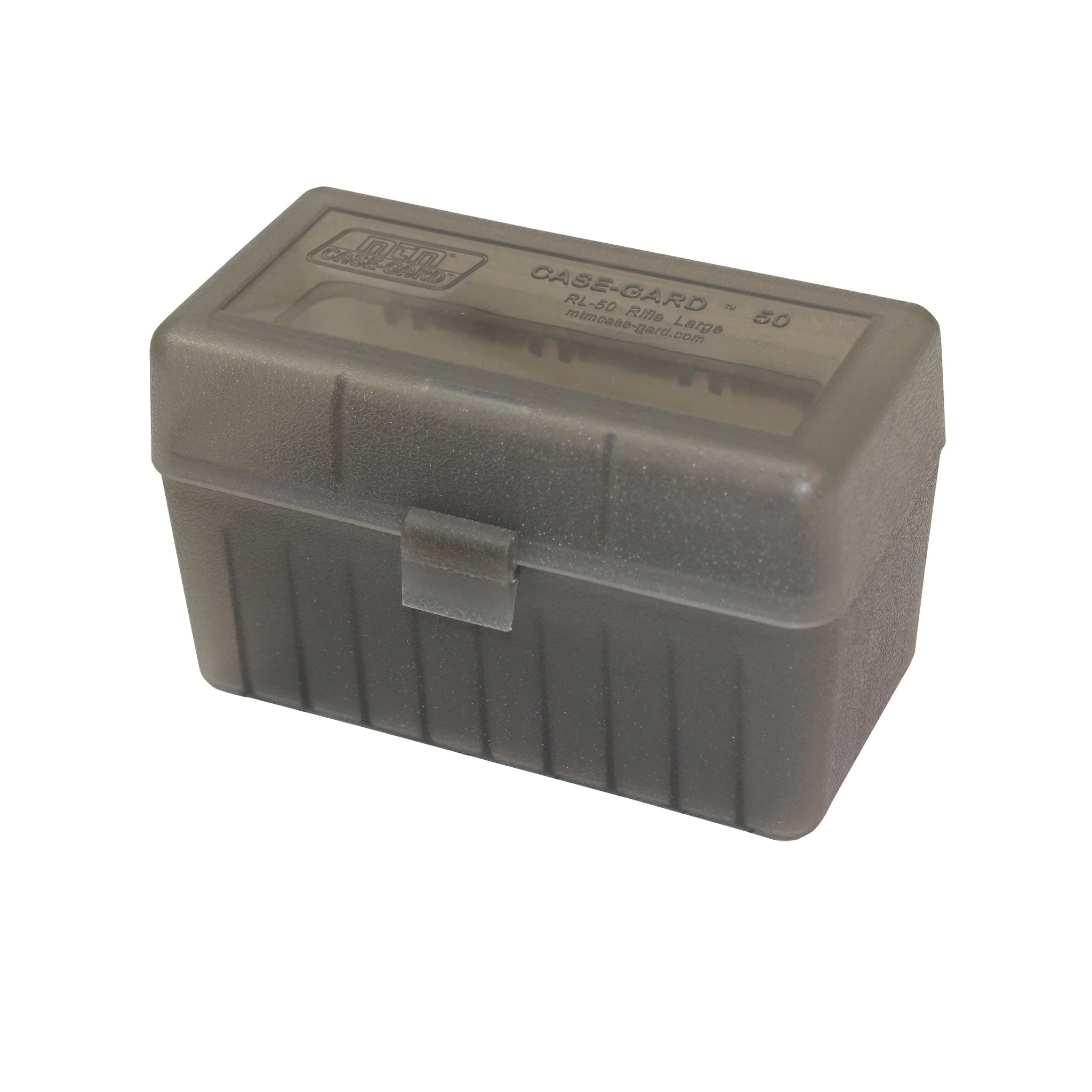 MTM CASE-GARD RL-50-41 transparent graue Patronenbox mit geschlossenem Deckel