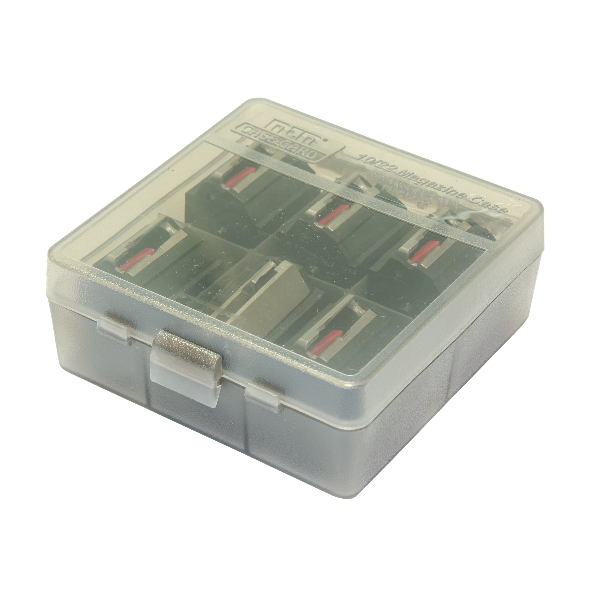 MTM TMC1022 Rotationsmagazin-Box in Clear Smoke, geschlossen; Magazine nicht enthalten
