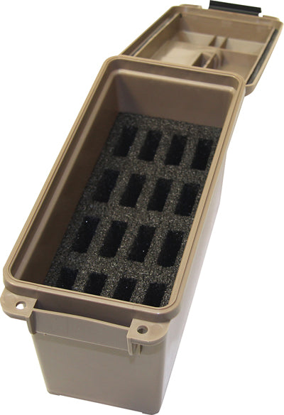 MTM CASE-GARD TMC1911 Dark Earth Magazinbox mit leerer Schaumstoffeinlage