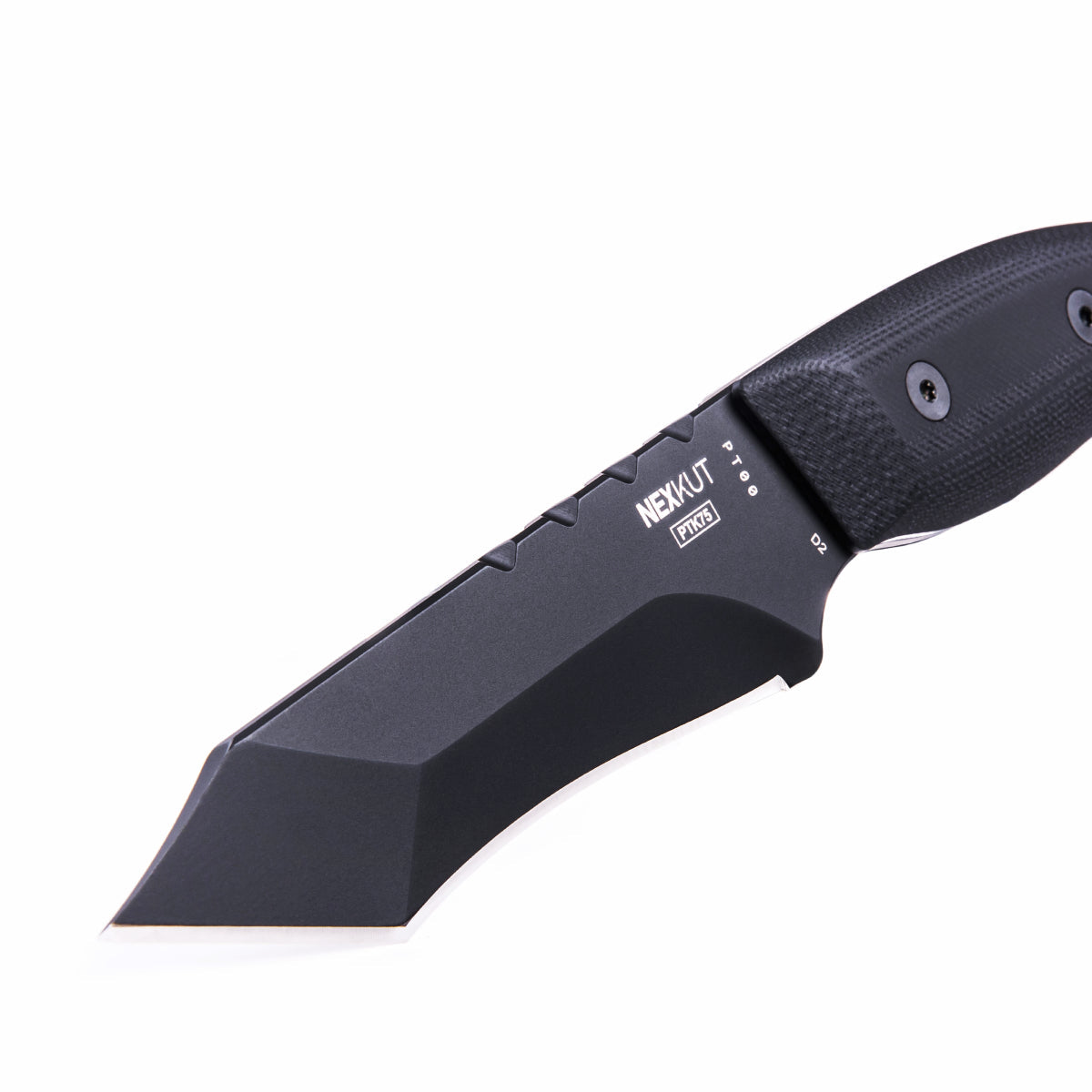 NEXKUT PTK75 Tactical Knife – schwarzes Live Blade