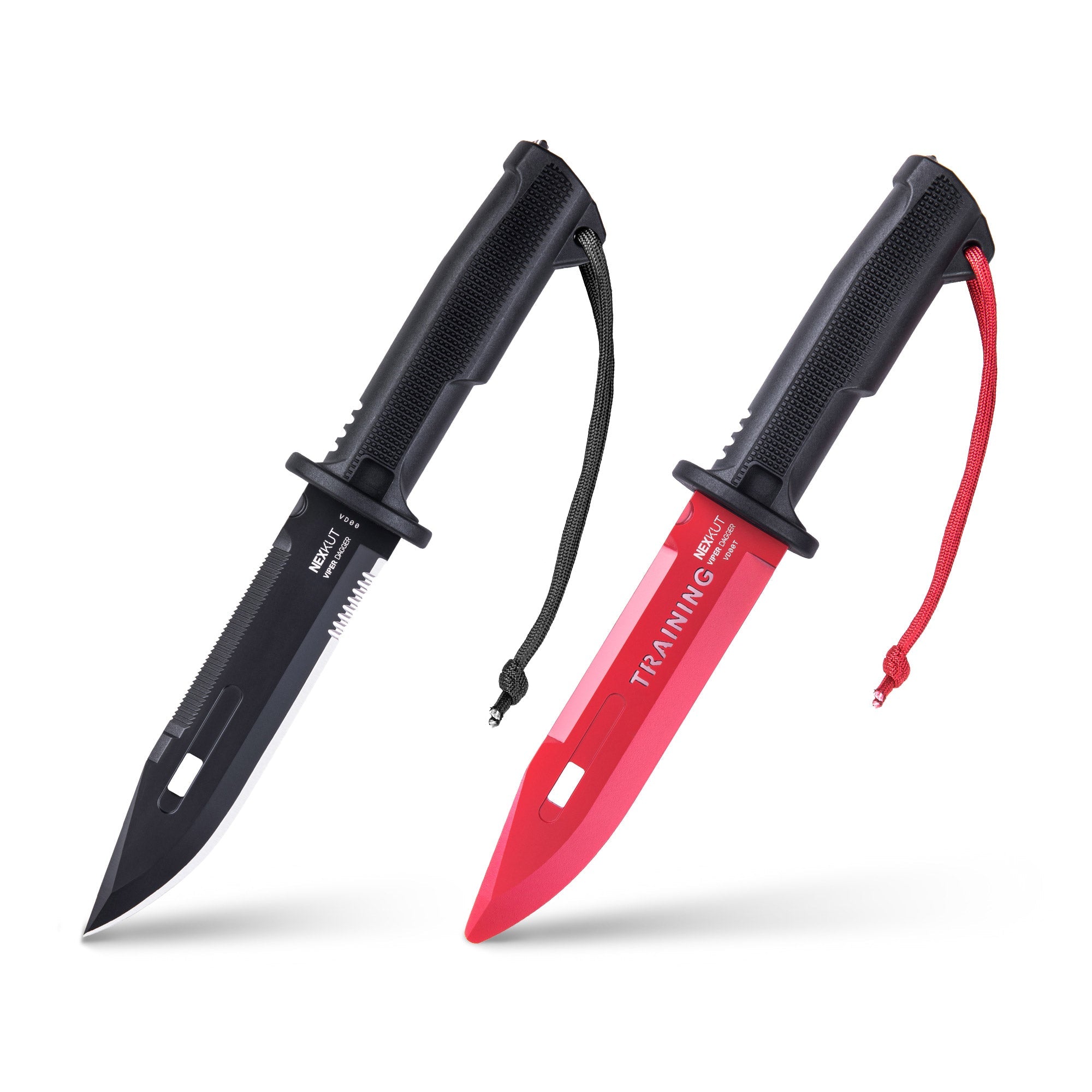 NEXKUT Viper Dagger mit Live Blade und Trainingsmesser