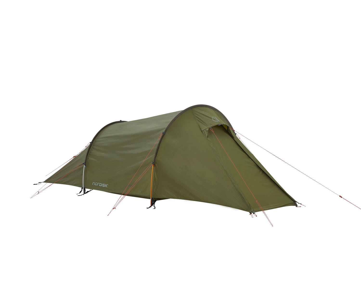 Nordisk Halland 2 PU Tunnelzelt in Dark Olive