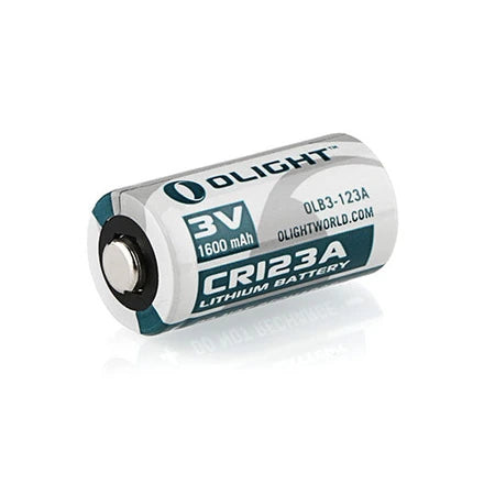 Olight OLB3-123A CR123A Lithium-Batterie · 3 V und 1600 mAh in Nahansicht