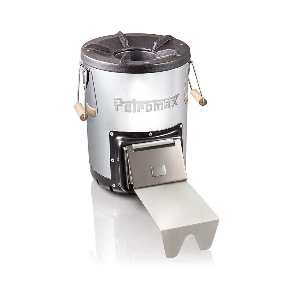 Petromax Raketenofen rf33 mit geöffneter Brennkammer