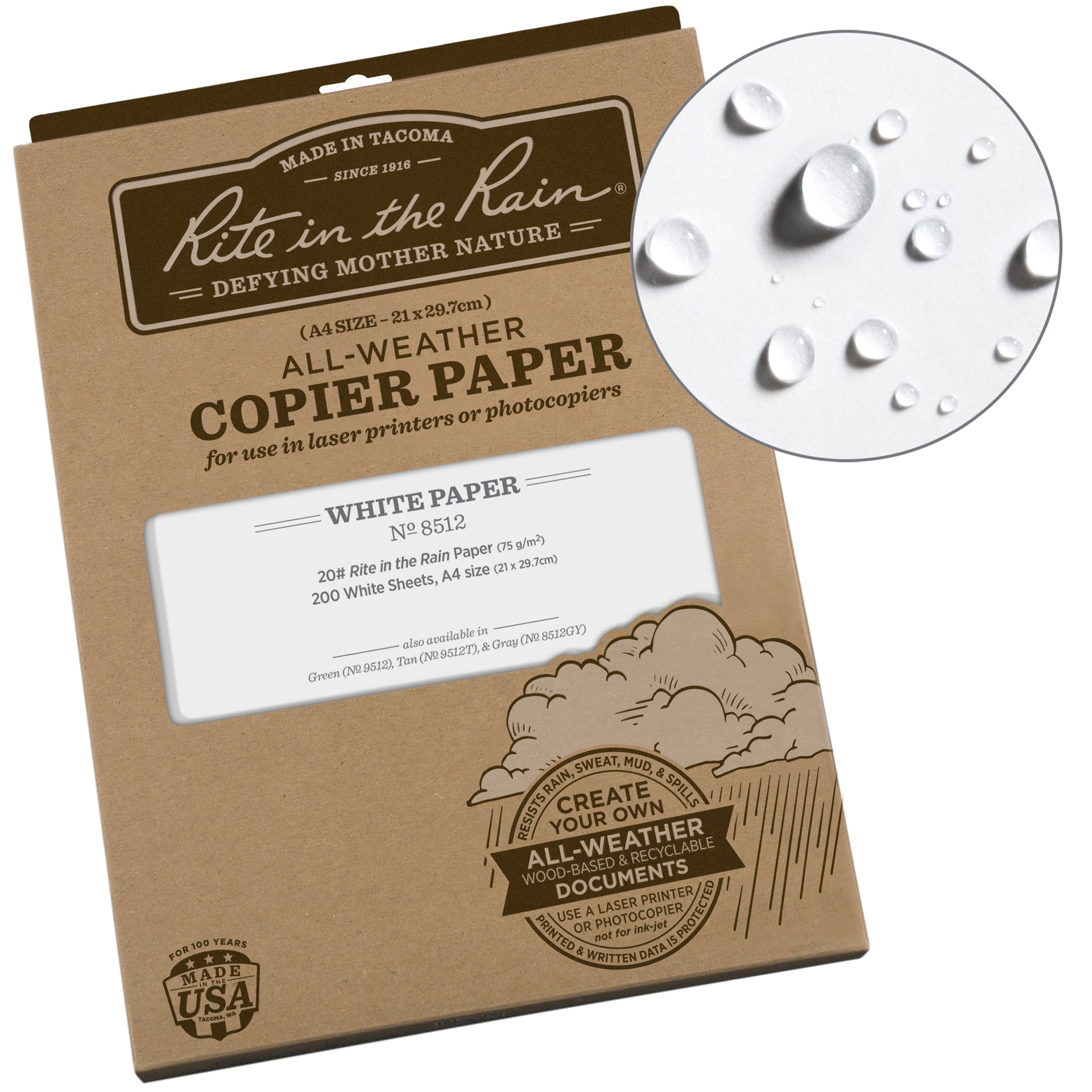 Rite in the Rain All-Weather Printer Paper – Originalbild