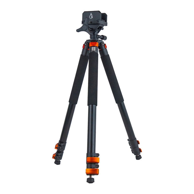 Prussia Precision Universal Shooting Tripod PP-1525-BLK in Schwarz – Gesamtansicht