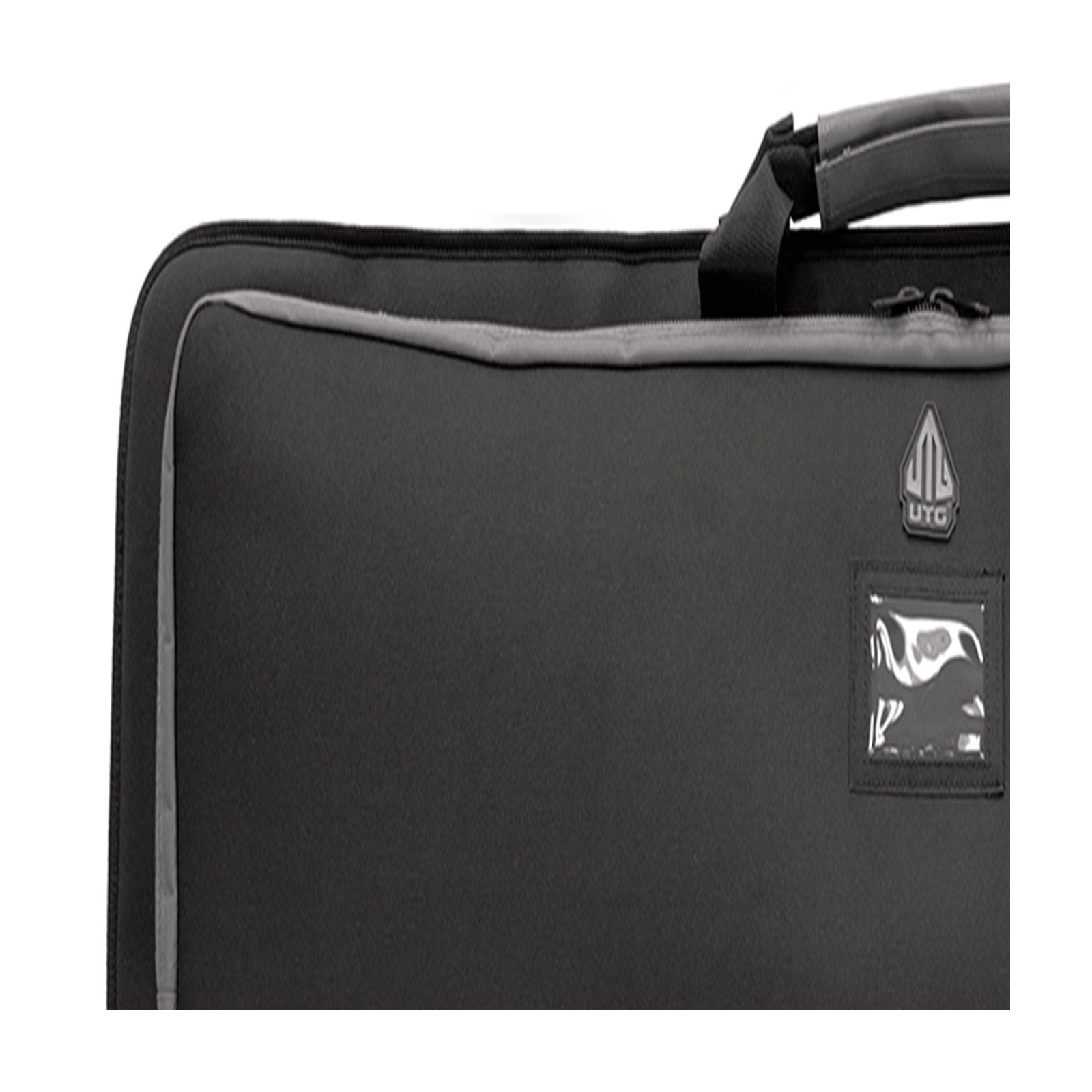 UTG MC42B Black Gray Detail Tragegriff Kanten und ID-Fenster