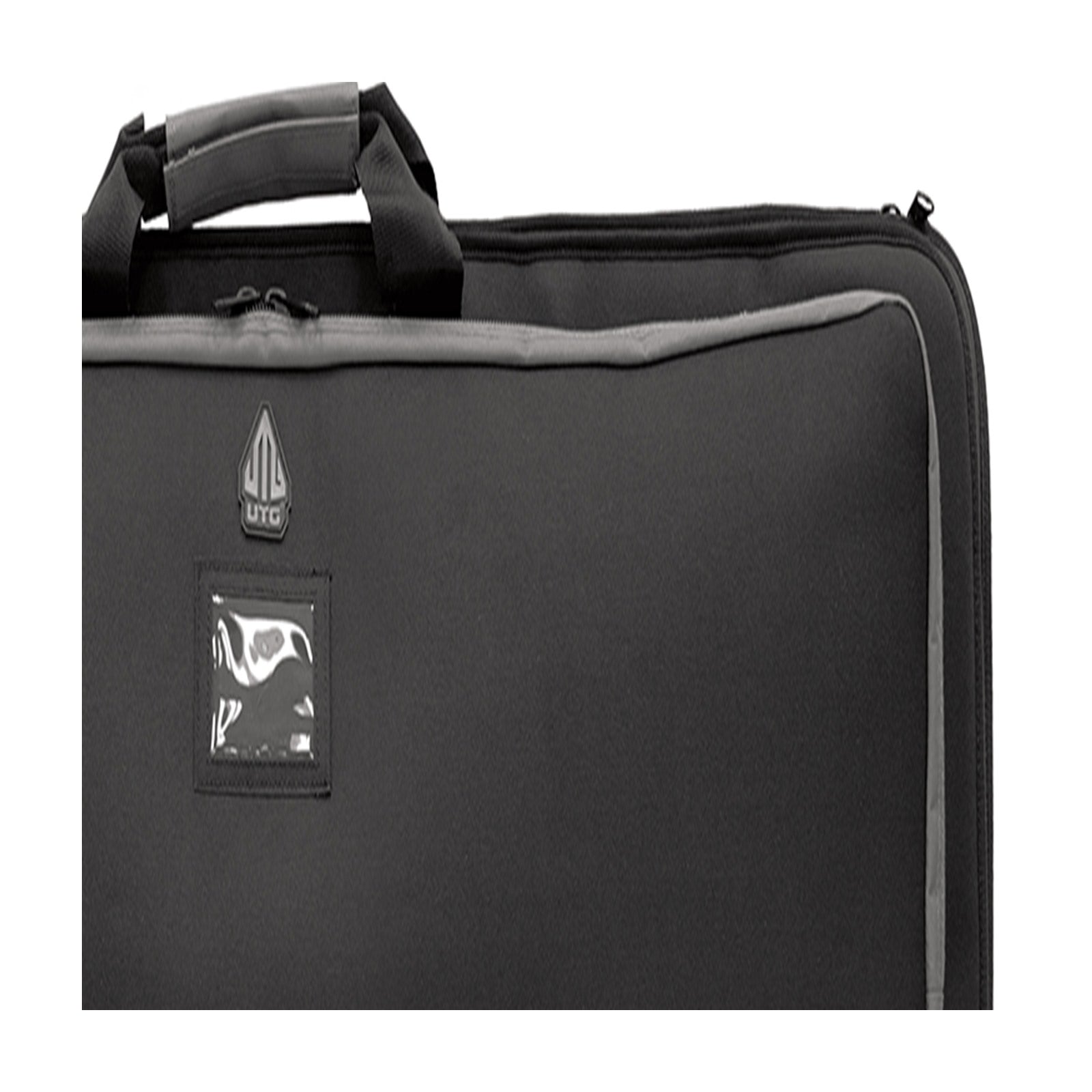 UTG MC42B Black Gray Detail Reissverschluss und Transportkante