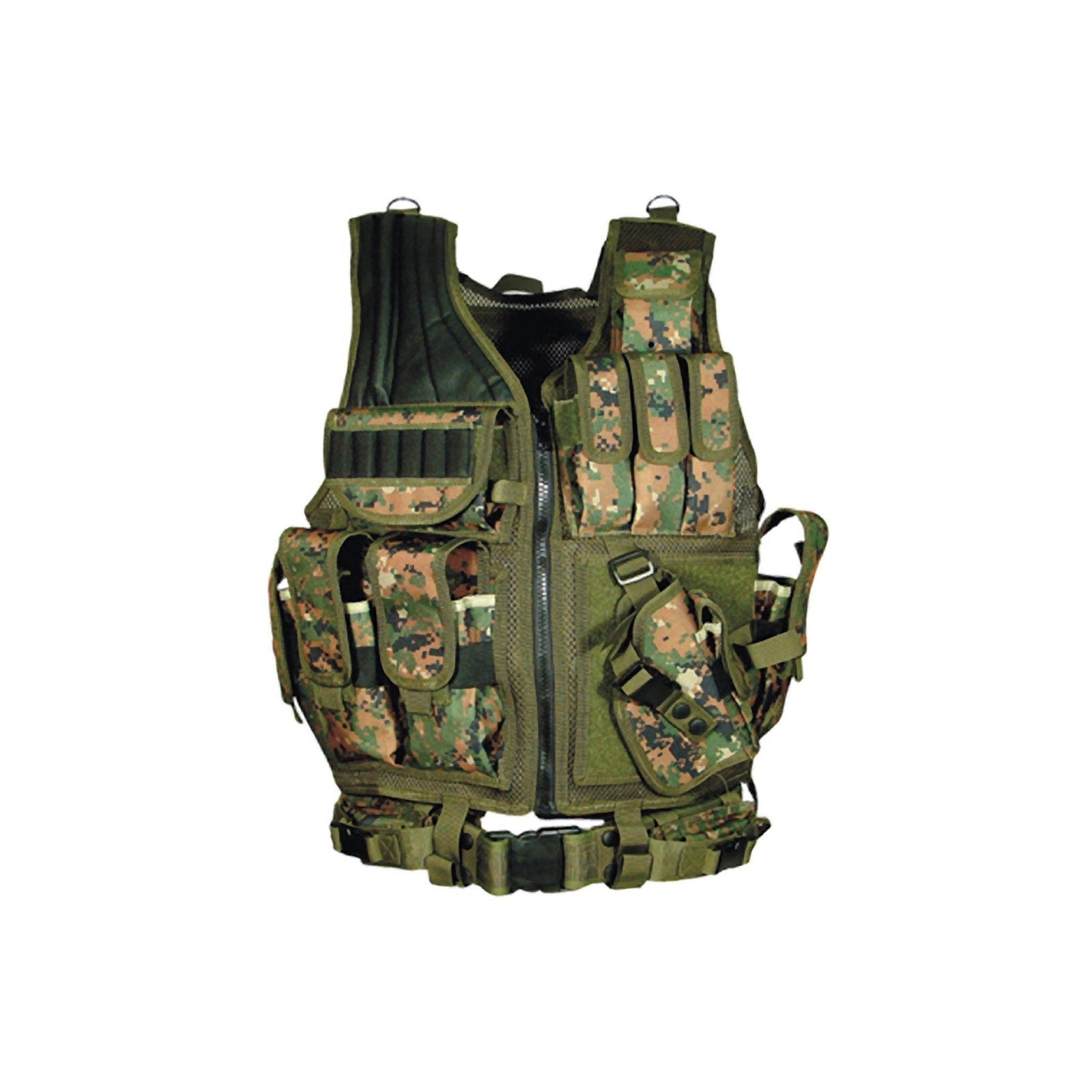 UTG 547 Tactical Vest Woodland Digital Frontansicht