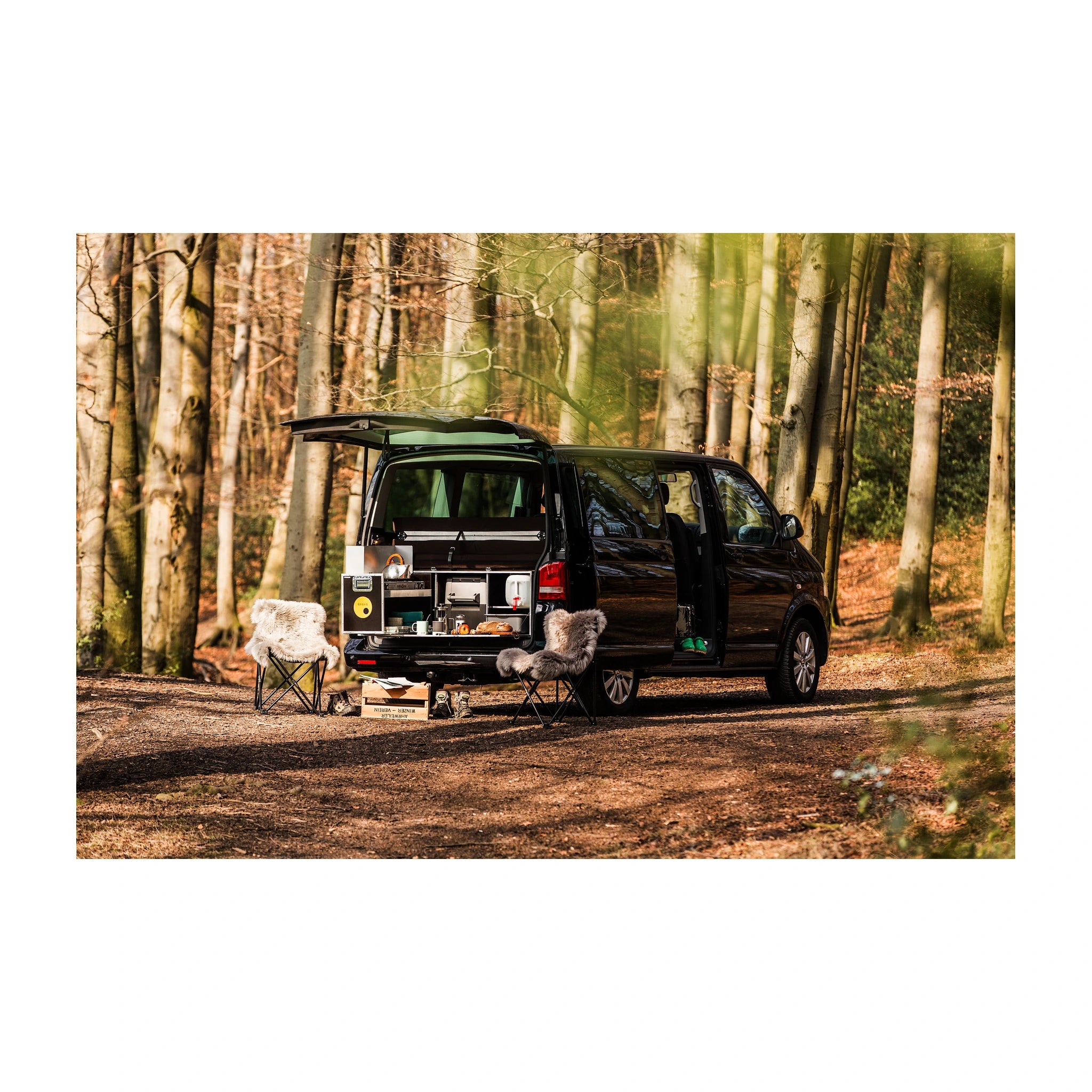 QUQUQ BusBox-1/2 Campingbox für Busse und Transporter – busbox 1 2 camping im wald