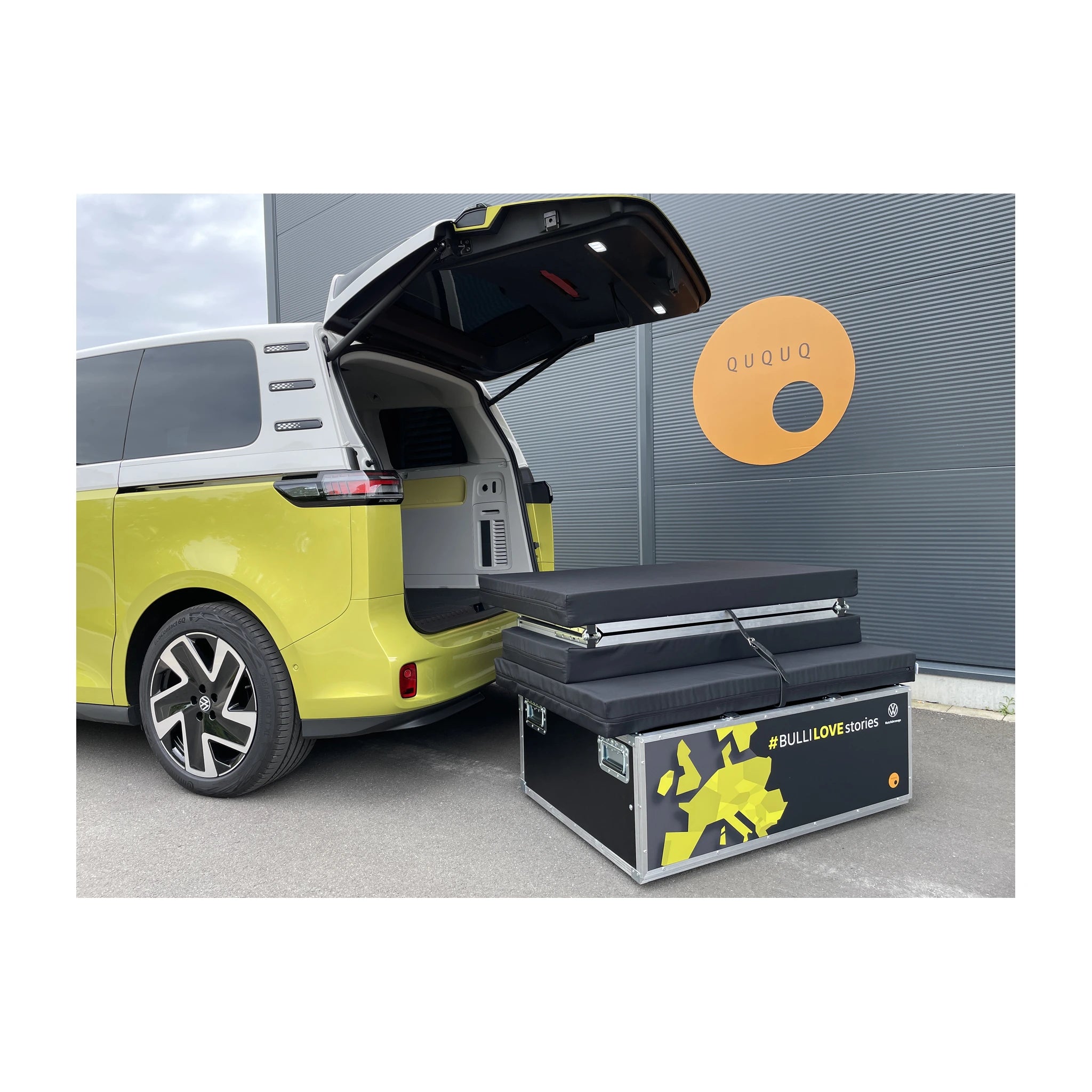 QUQUQ BusBox-4 Campingbox für VW ID. Buzz & KIA PV5 – busbox 4 id buzz bullilovestories
