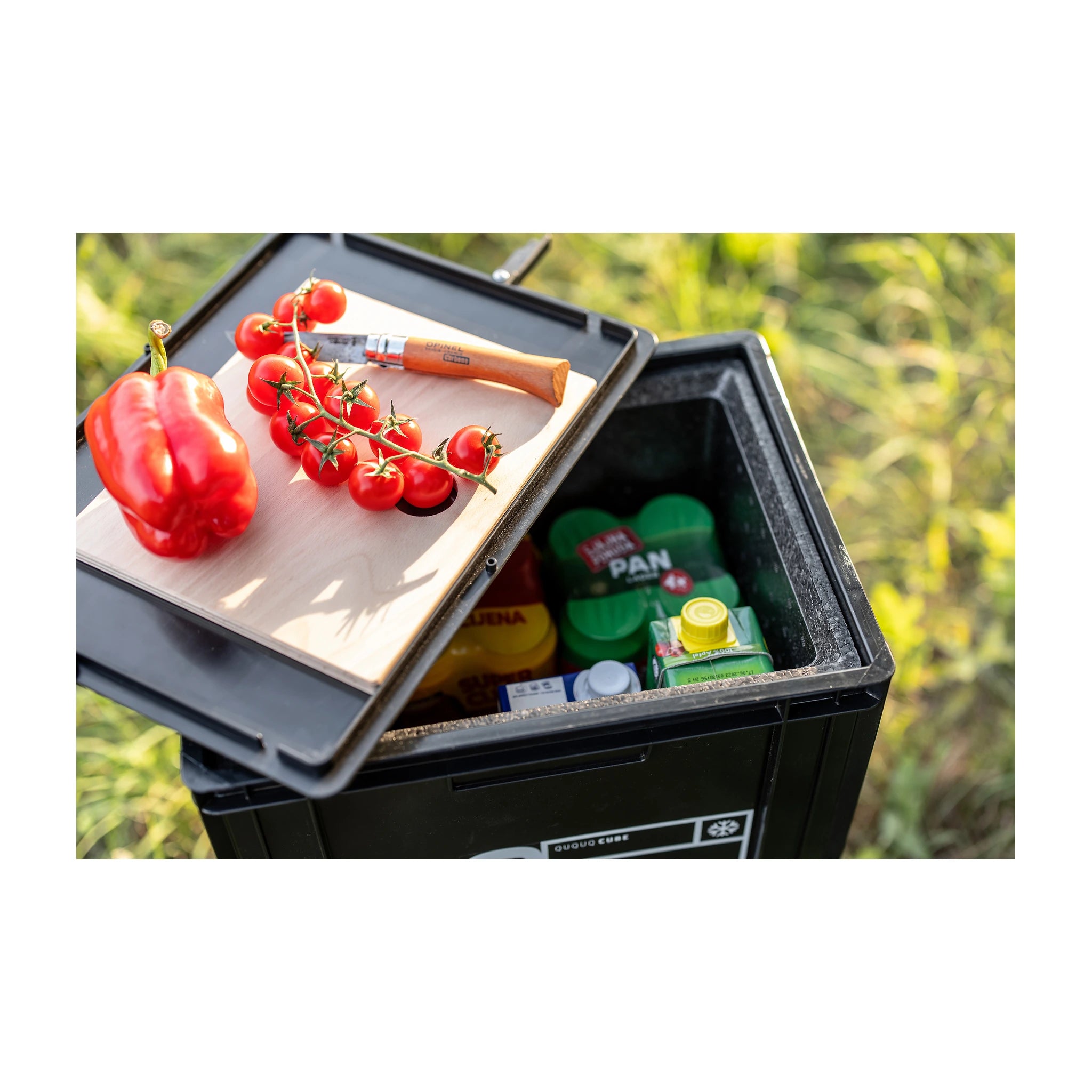 QUQUQ CORE COLD CUBE passive 26-Liter-Kühlbox – cold cube im einsatz