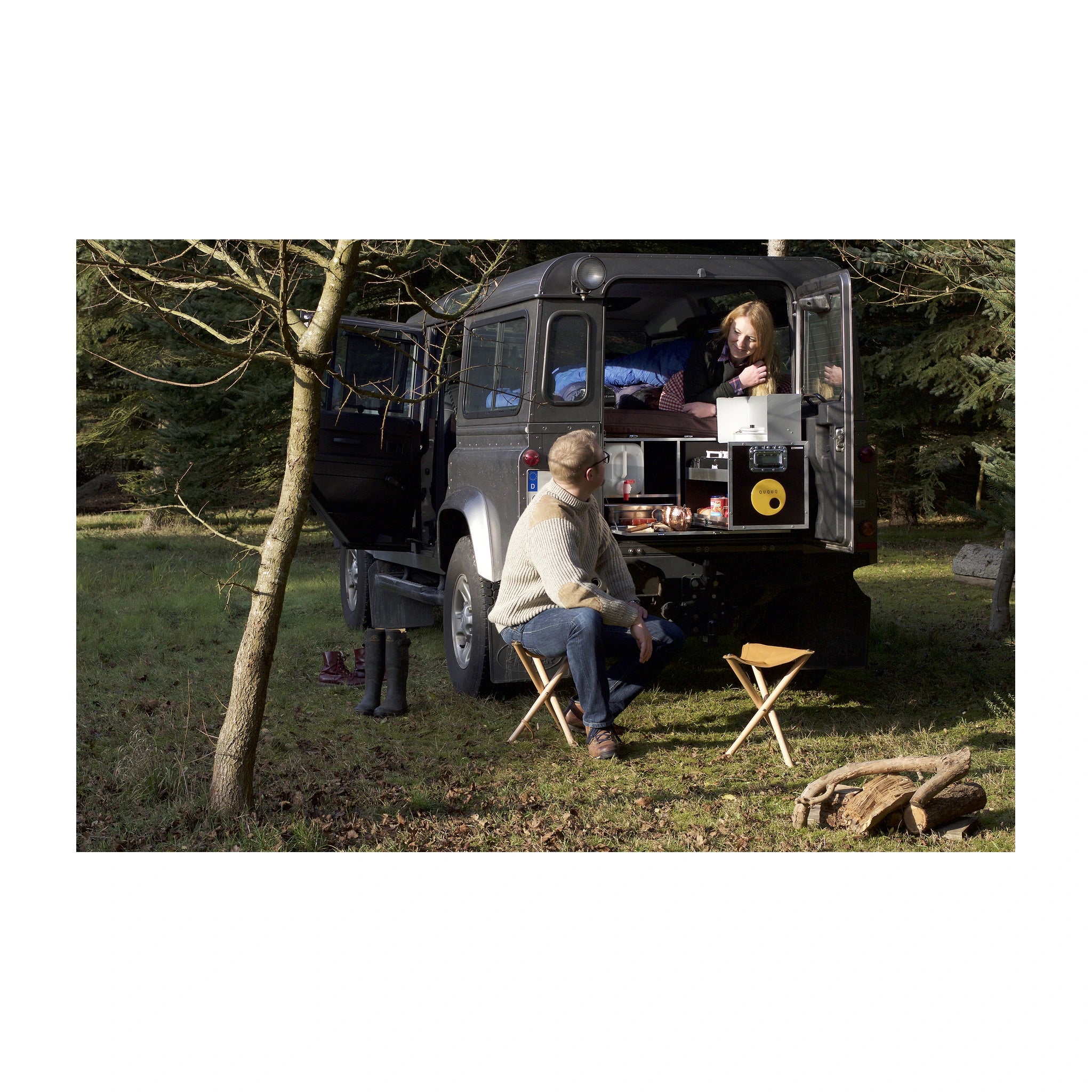 QUQUQ D-Box Campingbox für Land Rover Defender 110 – d box camping