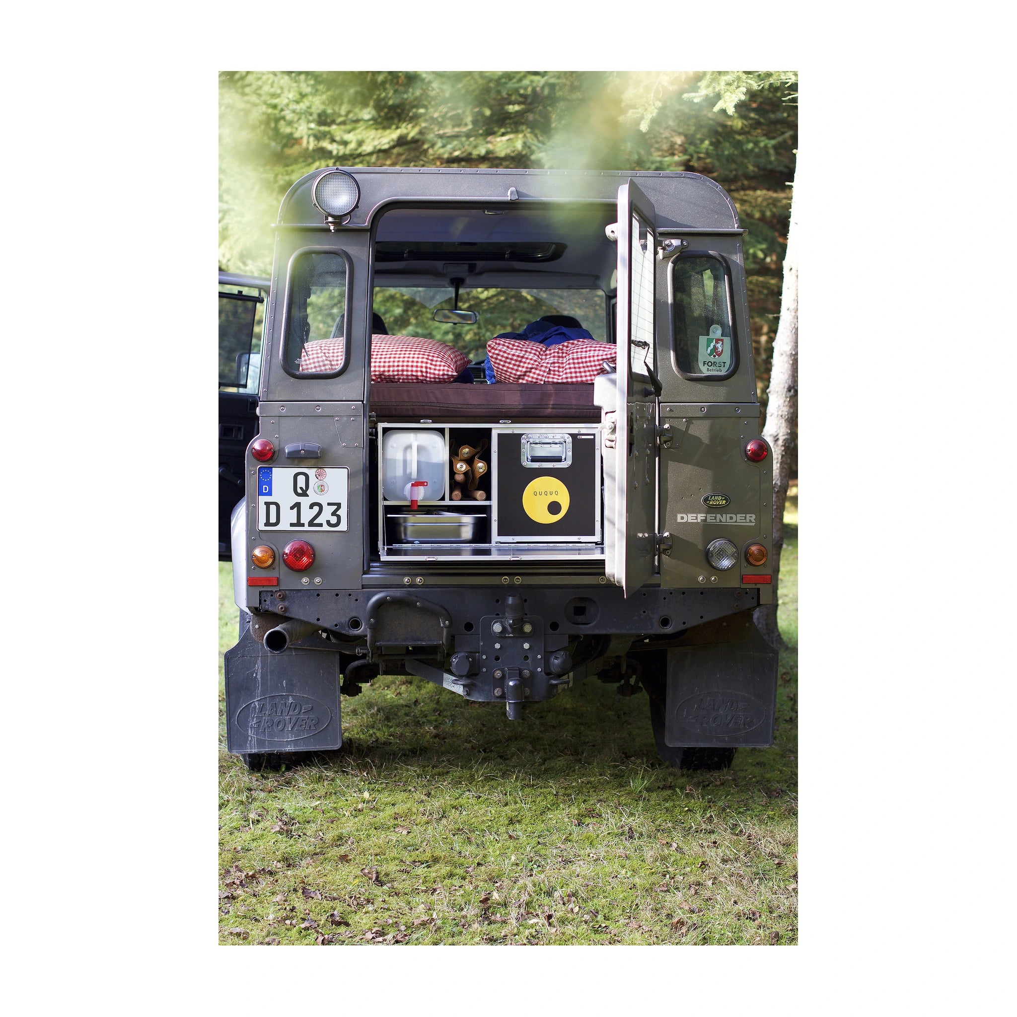 QUQUQ D-Box Campingbox für Land Rover Defender 110 – d box land rover defender 110