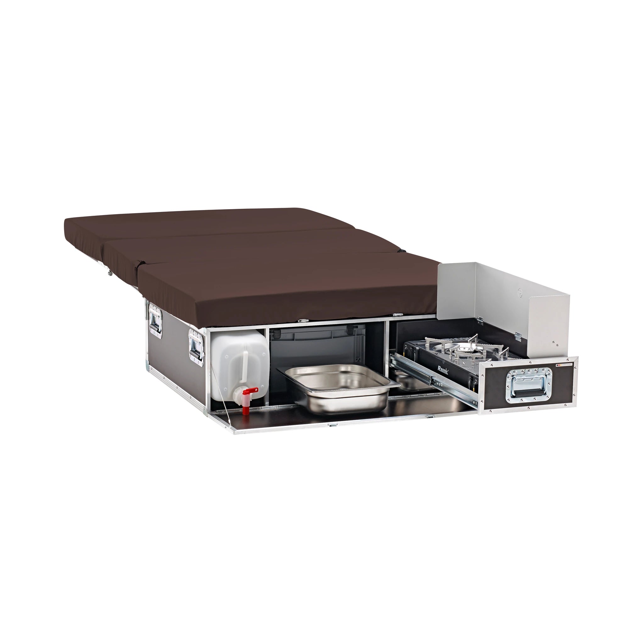 QUQUQ FlatBox Campingbox für Toyota Land Cruiser & flache Kofferräume – flatbox bett und kueche