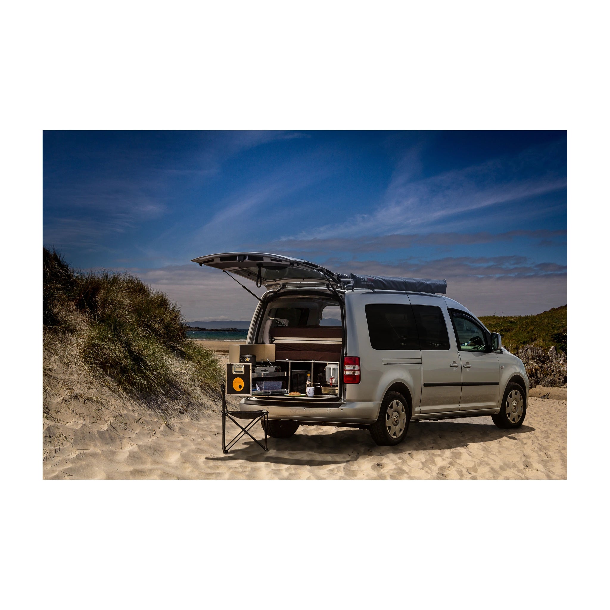 QUQUQ KombiBox Campingbox für Hochdachkombis – KB-1/KB-2 – kombibox camping am strand