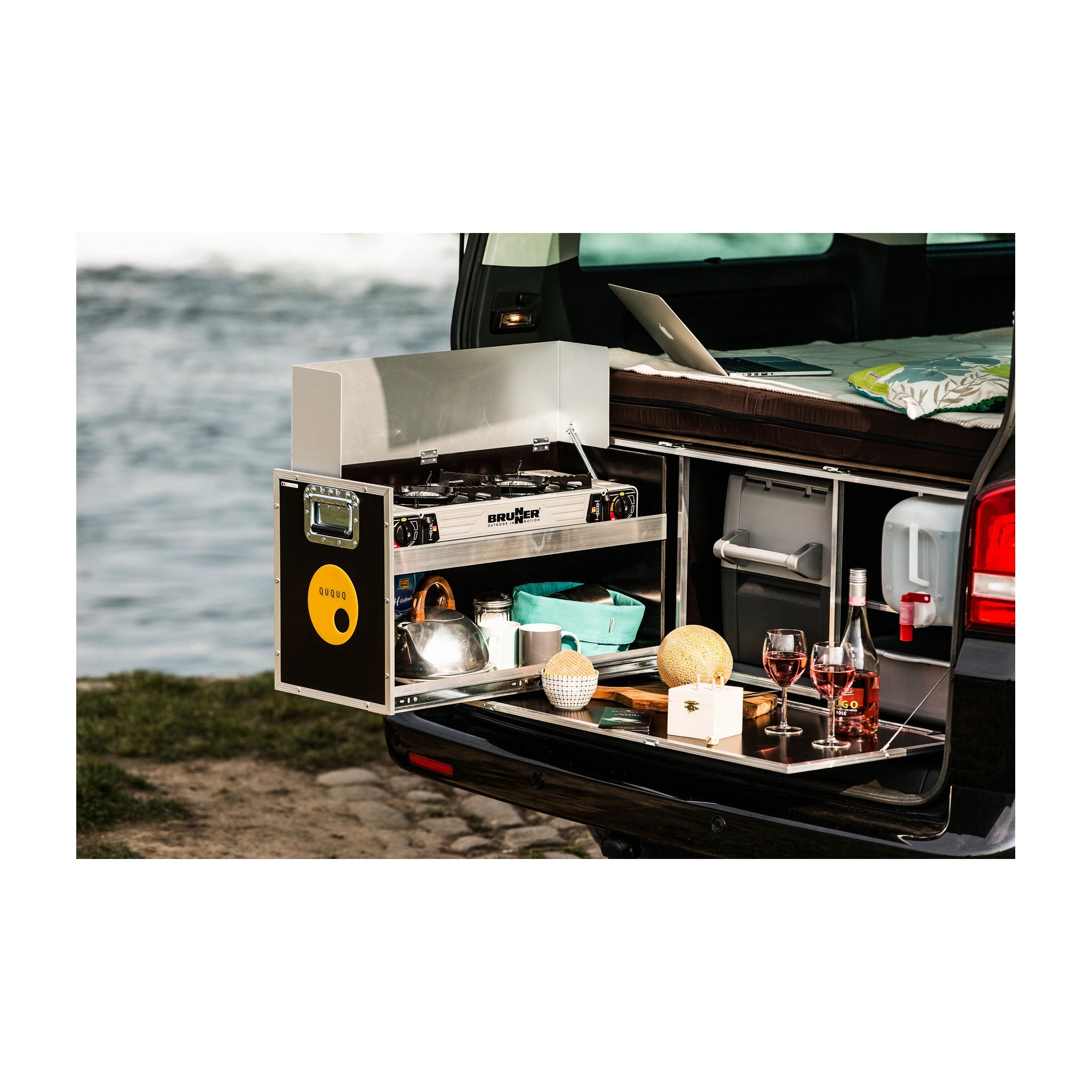 QUQUQ Kühlbox-Auszug für Campingbox – kuehlbox auszug heckkueche