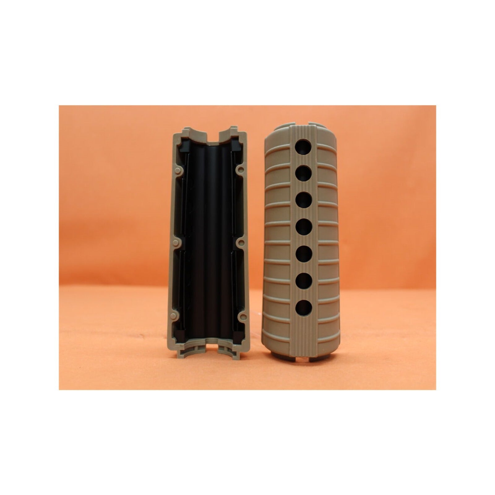 UTG RB-TM4HGT AR Polymer Handguards Double Heat Shield Tan