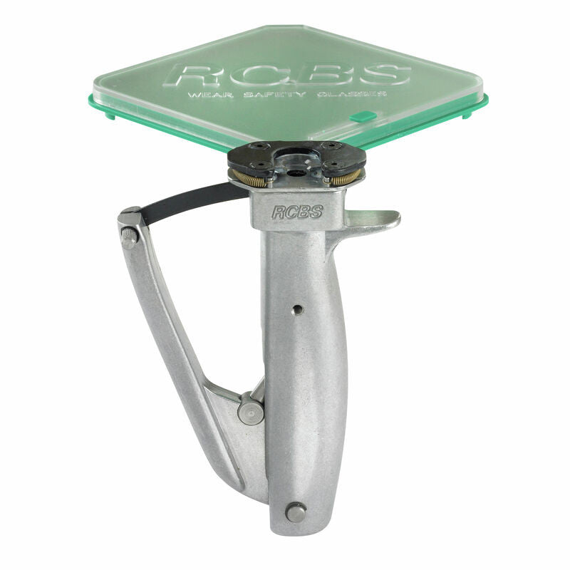 RCBS Universal Hand Priming Tool 90201 – Vorderansicht mit Primer-Tray