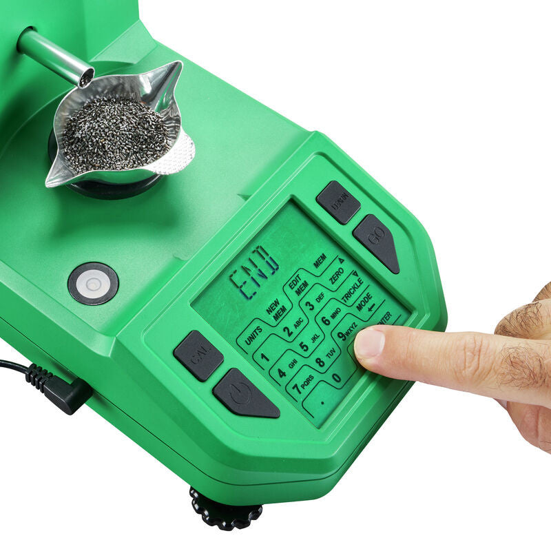 RCBS ChargeMaster Supreme Touchdisplay im Learn-Modus
