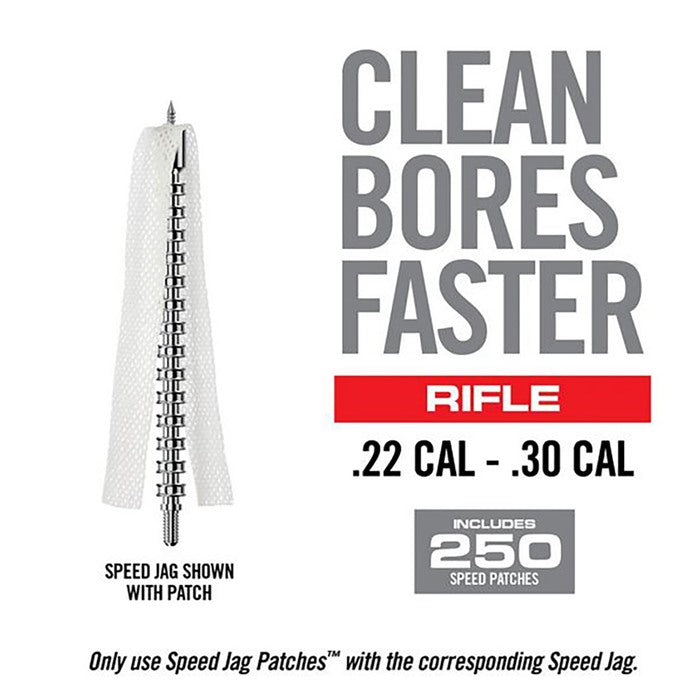 Real Avid BORE-MAX SPEED JAG PATCH Nachfüllpack 8" 250 Stück Produktbild 2