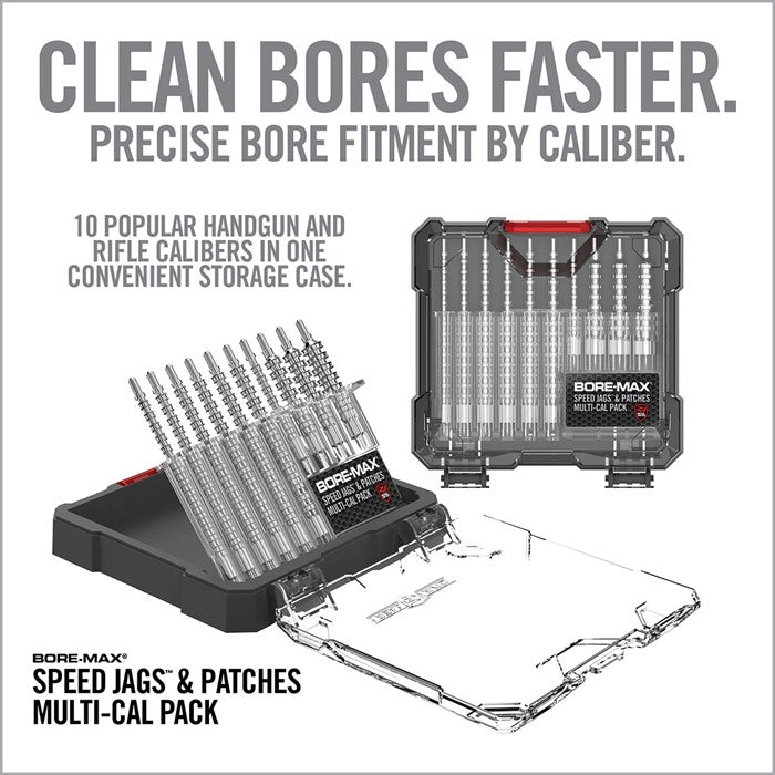 Real Avid BORE-MAX Speed Jags & Patches Mehrkaliber-Pack Produktbild 3