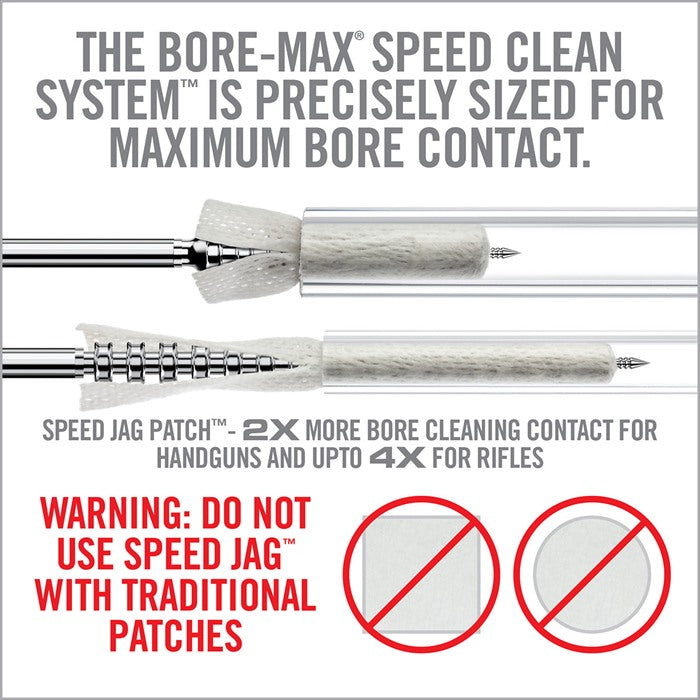 Real Avid BORE-MAX Speed Jags & Patches Mehrkaliber-Pack Produktbild 9