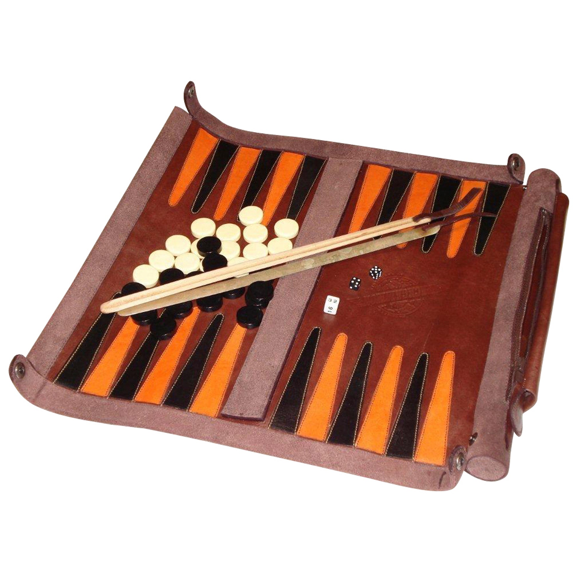 Leathersafe's Roll & Play Packgammon – Detailbild 3