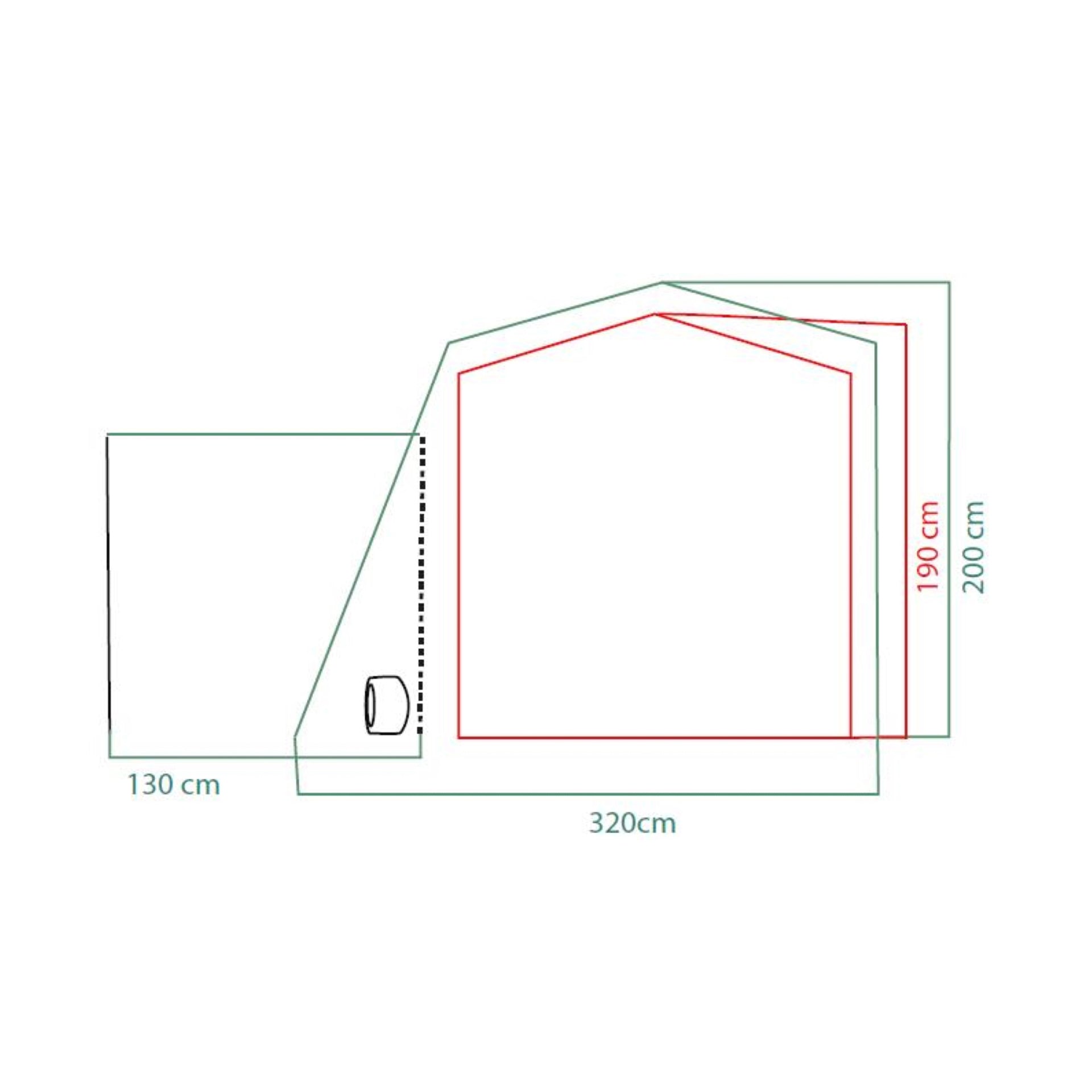 Coleman FastPitch Forest Lodge 4 – Originalansicht 10
