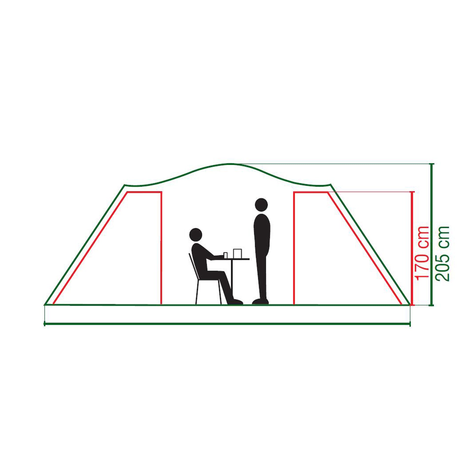 Coleman Zelt 'Spruce Falls BlackOut' plus – 4 Personen, Ansicht 3