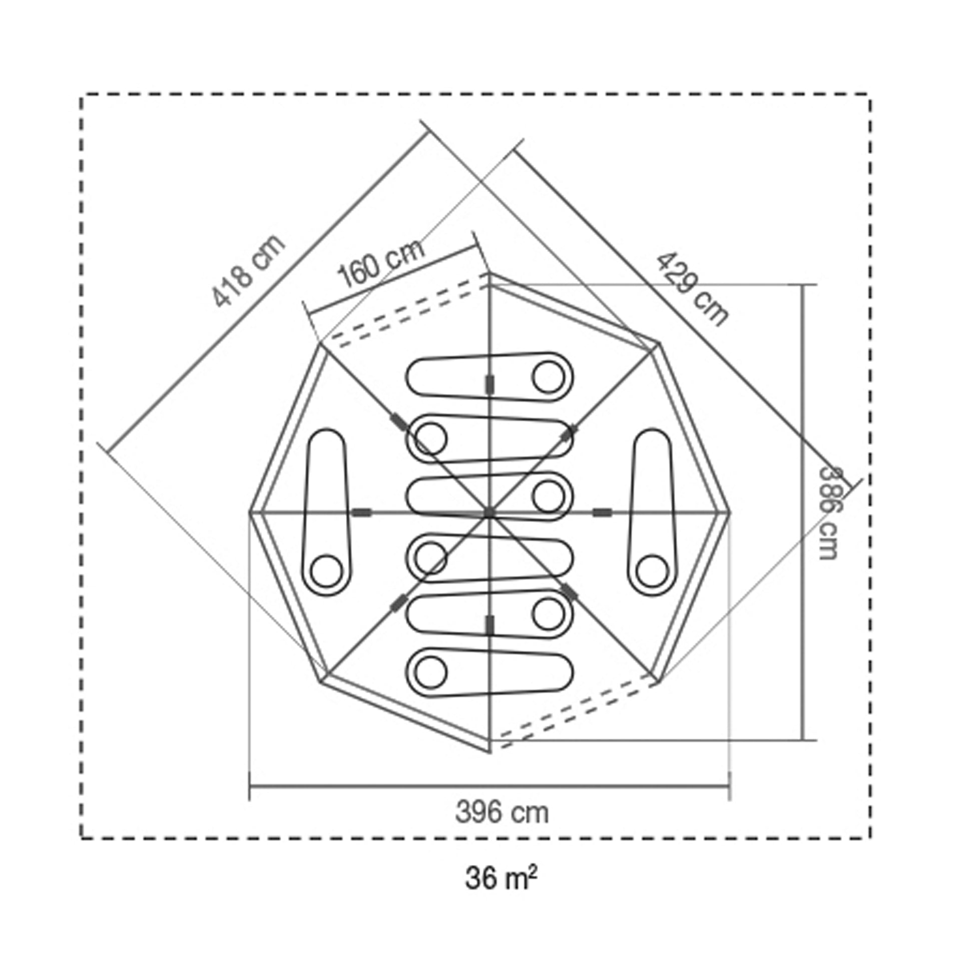 Coleman Zelt 'Octagon' – 8 Personen, Ansicht 4