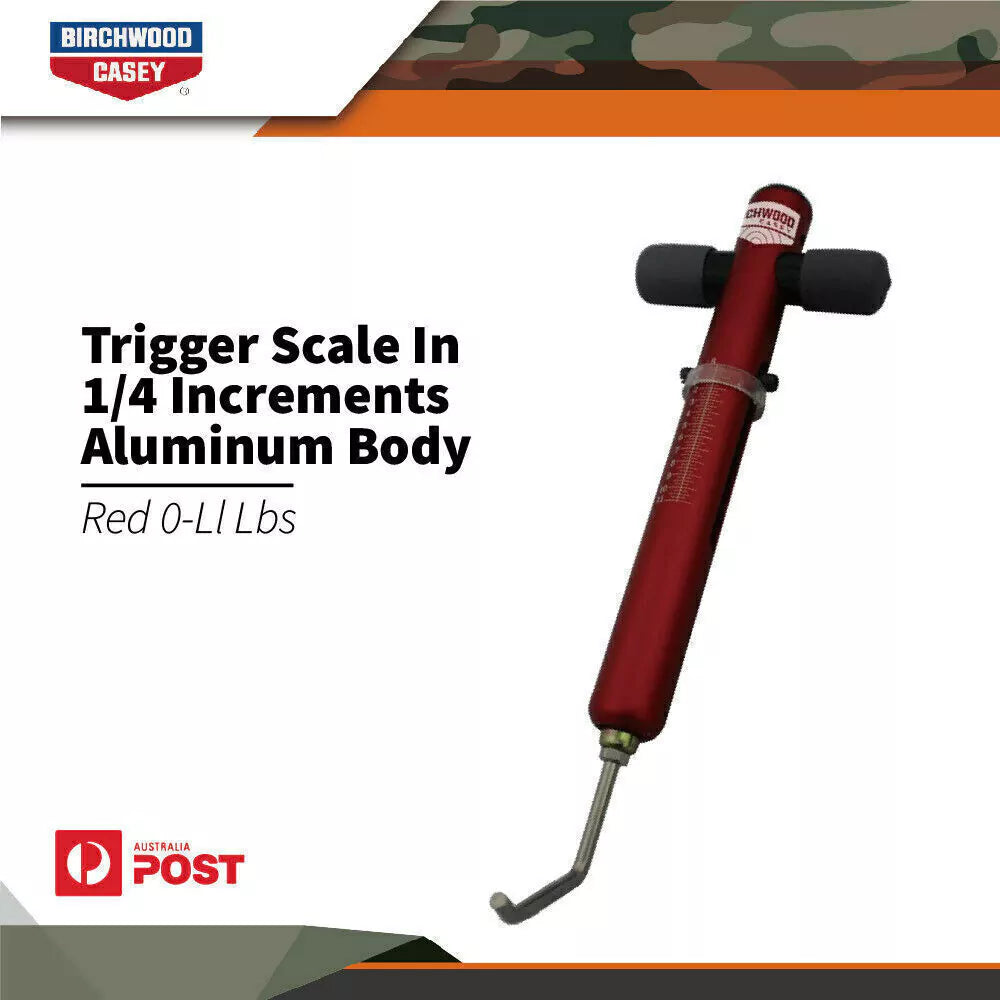 Birchwood Casey Abzugskraftmesser BC-TRGSCL, 0–11 lb, Rot/Schwarz