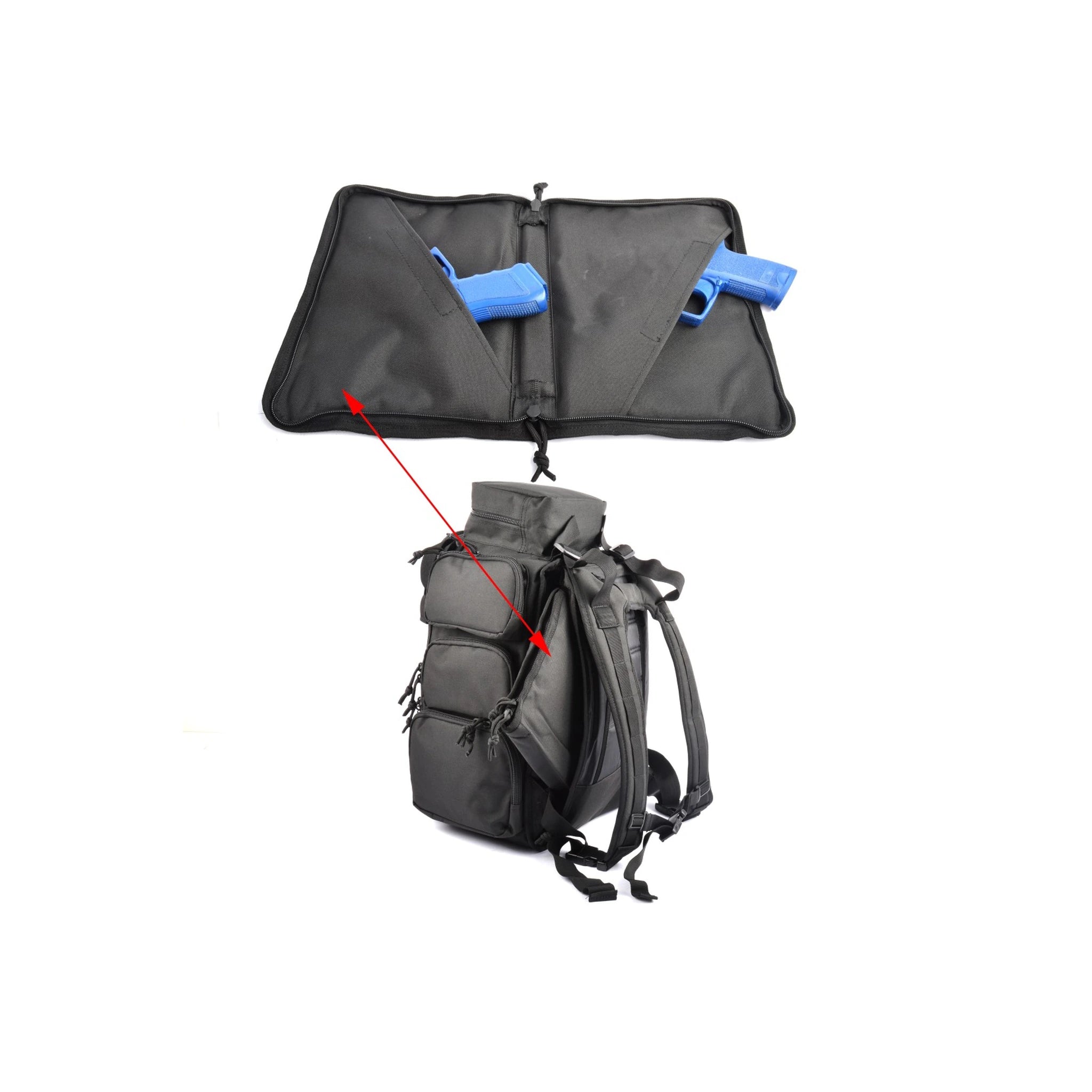 Safariland SAFARILAND® 4559 Rucksack, (48 Liter) Shooters Range Backpack, Nylon, schwarz - Ansicht 5
