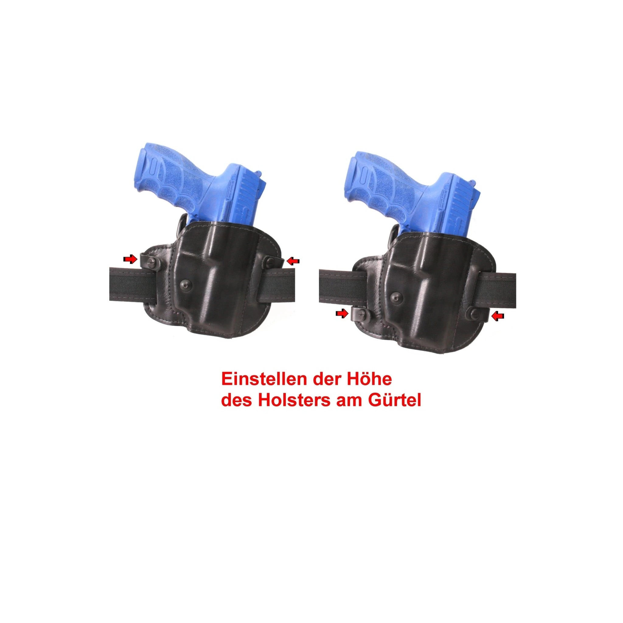Safariland SAFARILAND® 537 GLS Gürtelholster, schwarz, Lederoptik - Ansicht 4