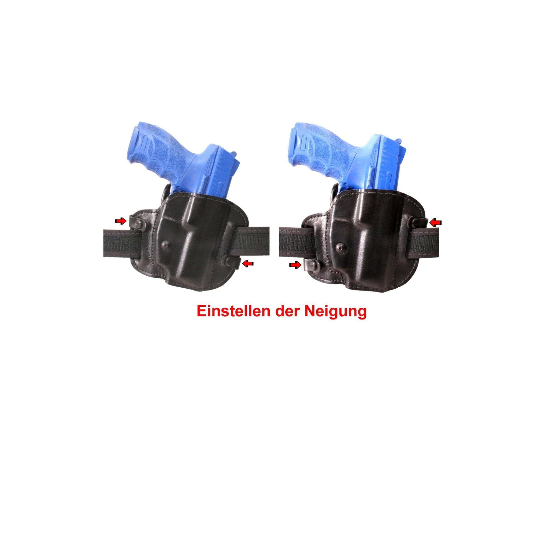 Safariland SAFARILAND® 537 GLS Gürtelholster, schwarz, Lederoptik - Ansicht 5