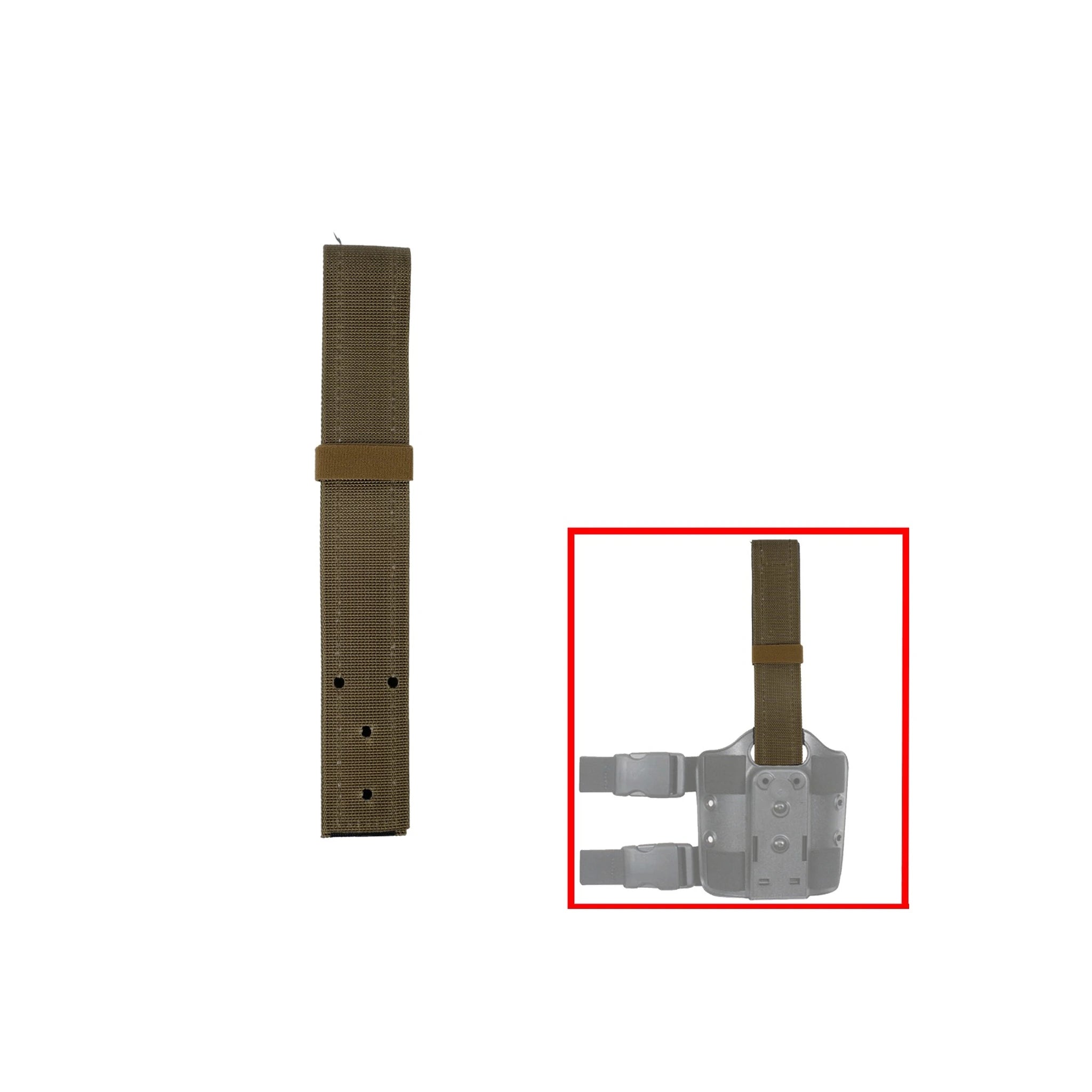 Safariland SAFARILAND® 6004-11 Gürtelbefestigung (feste Schlaufe) für Beinplatten - Ansicht 1