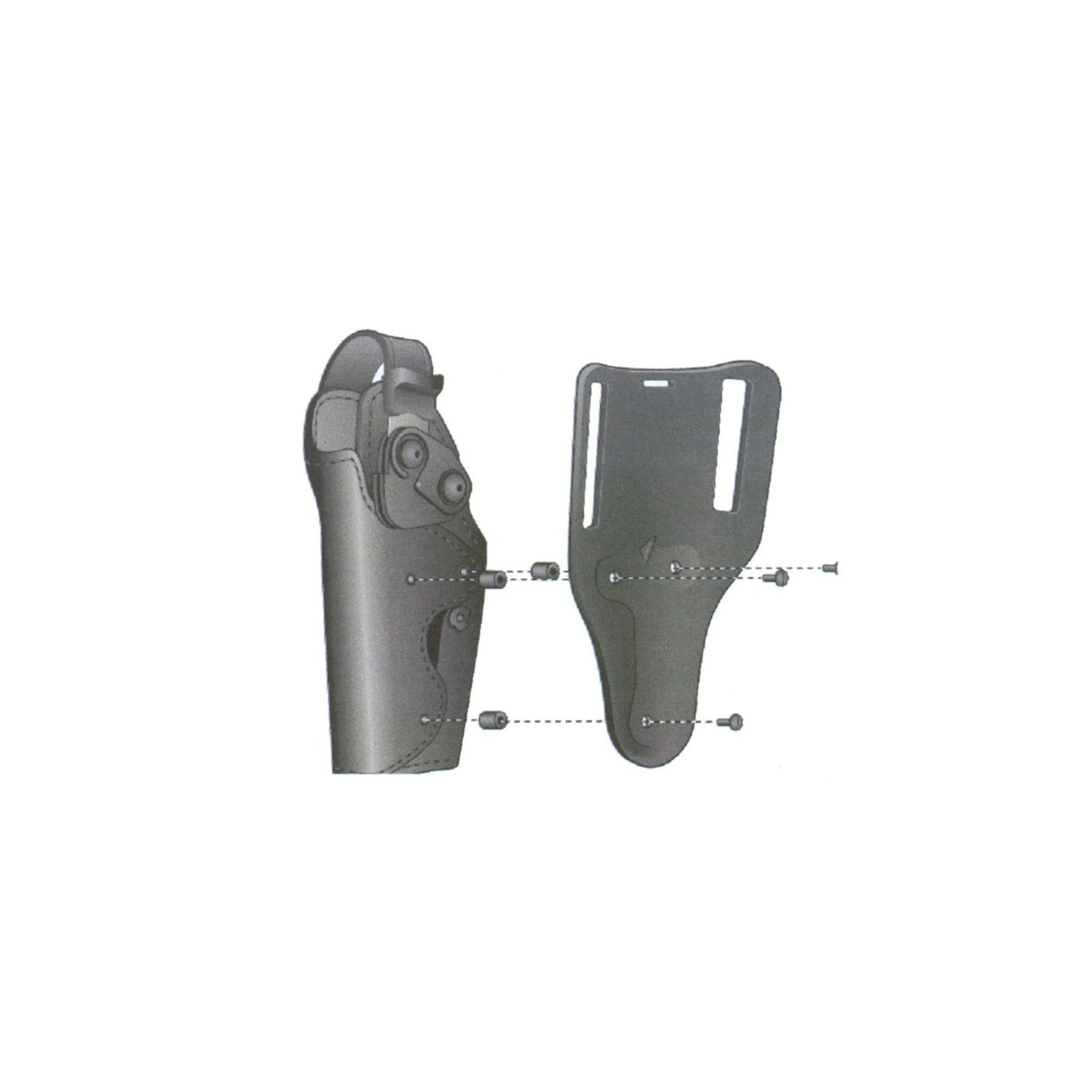 Safariland SAFARILAND® 6070 UBL-Wechselsteg (mittelhoch sitzend) - Ansicht 6