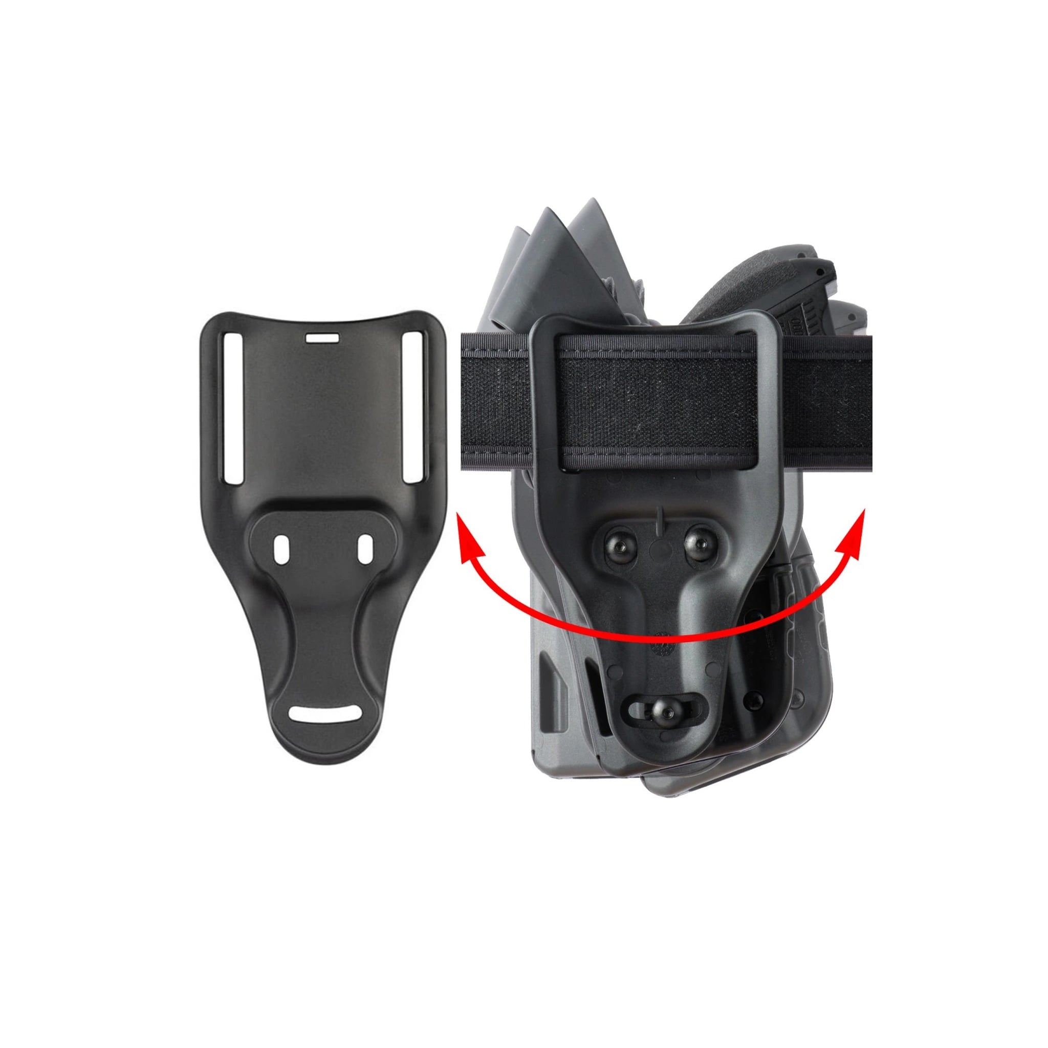 Safariland SAFARILAND® 6070C CUBL-Wechselsteg (mittelhoch), Ziehwinkel verstellb, 58mm - Ansicht 1