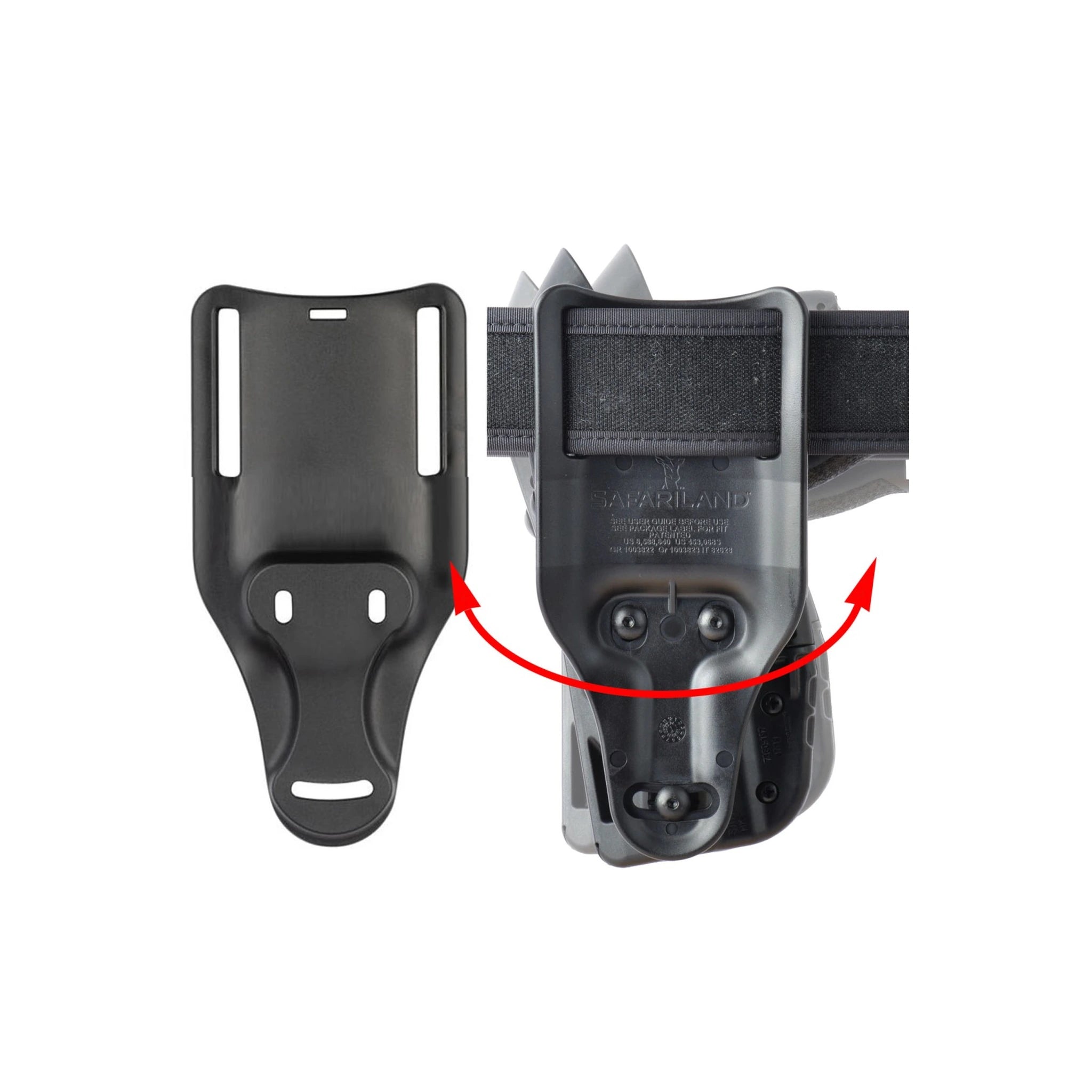 Safariland SAFARILAND® 6075 CUBL-Wechselsteg (tief sitzend), Ziehwinkel verstellbar - Ansicht 1