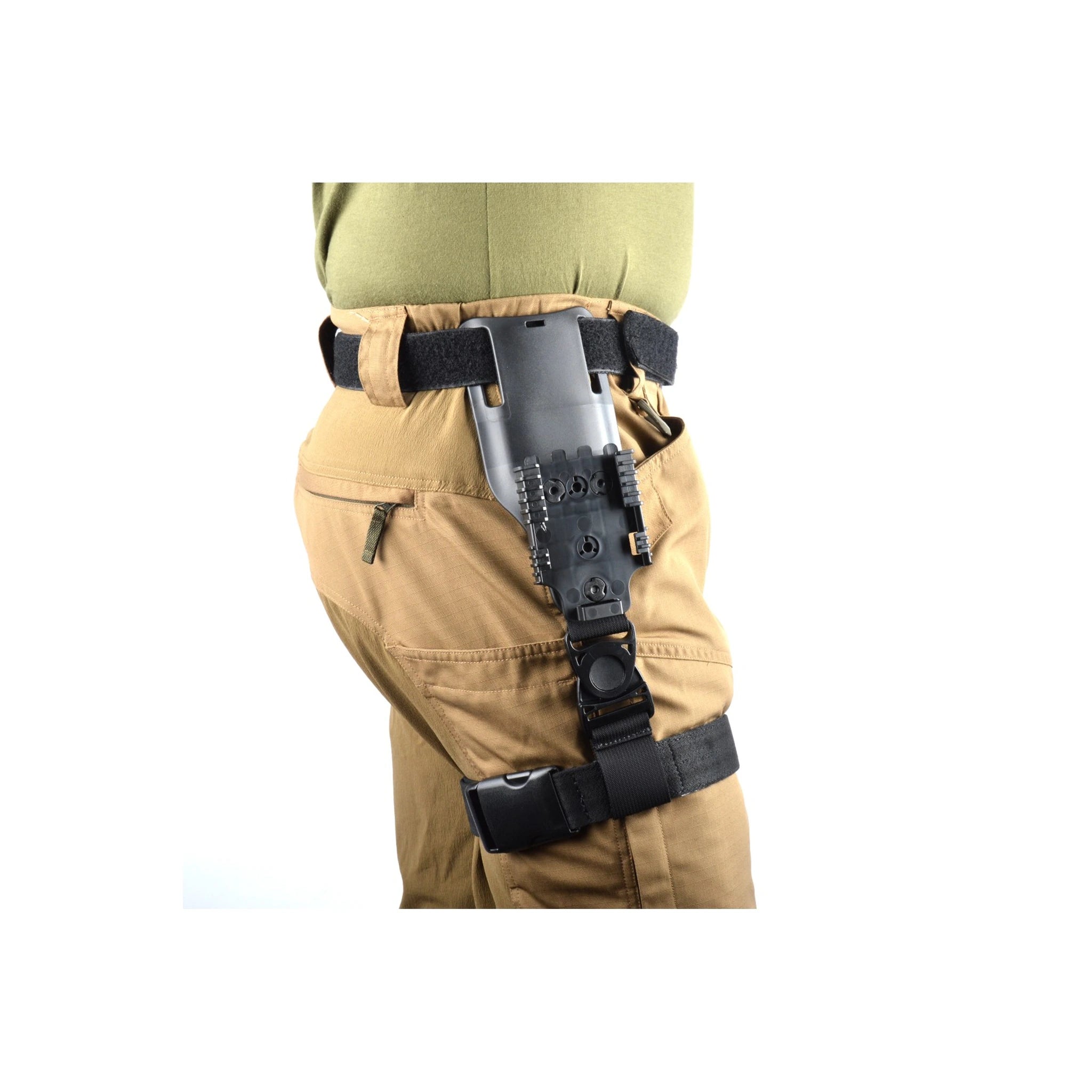 Safariland SAFARILAND® 6075 UBL-Wechselsteg mit QLS-Aufnahmeplatte und Beingurt vormontiert - Ansicht 4